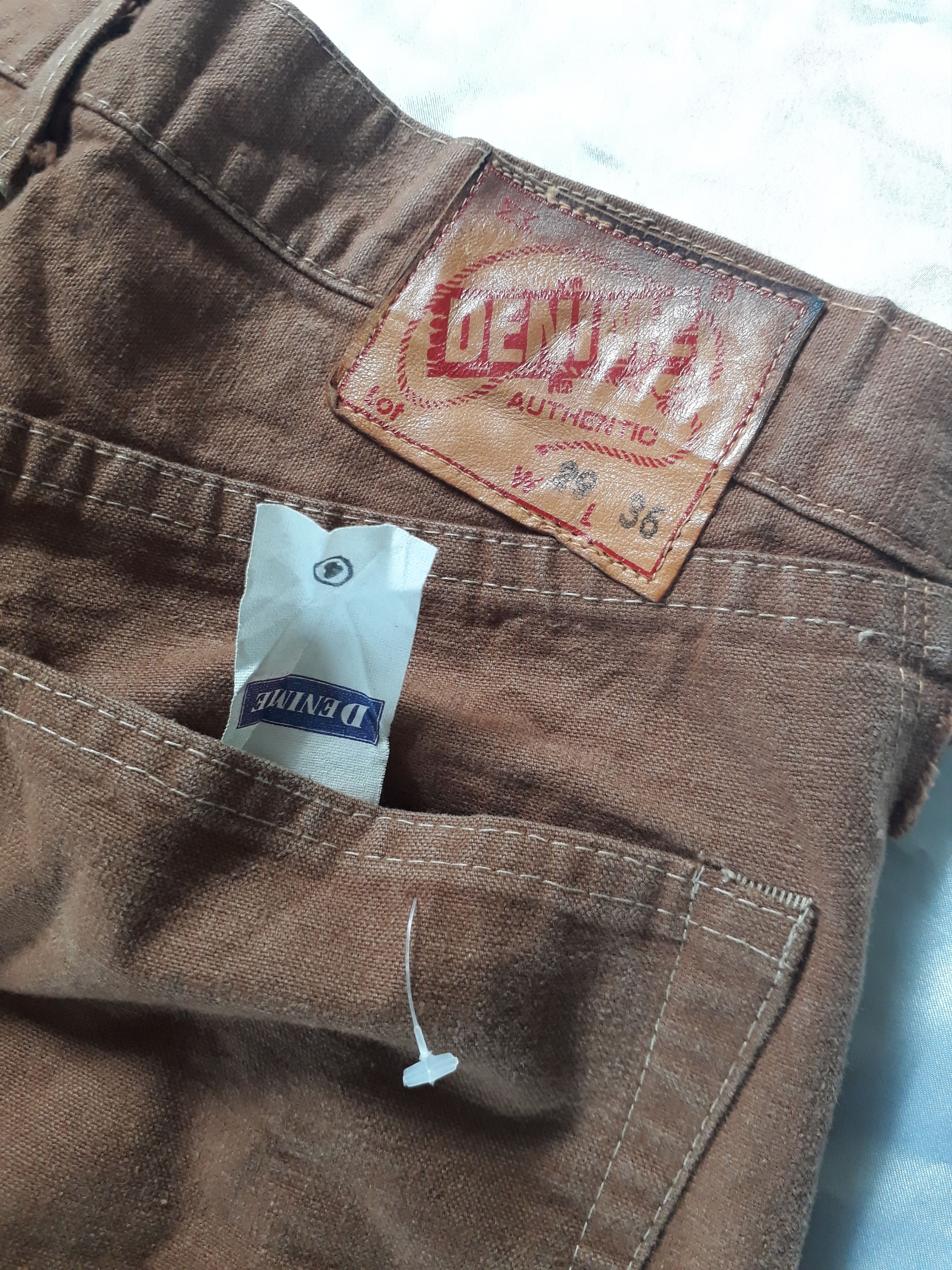 Denime 💥DENIME ORIZONTI Selvedge Japanese BRAND Chocolate Pant Size US 30 / EU 46 - 11 Thumbnail