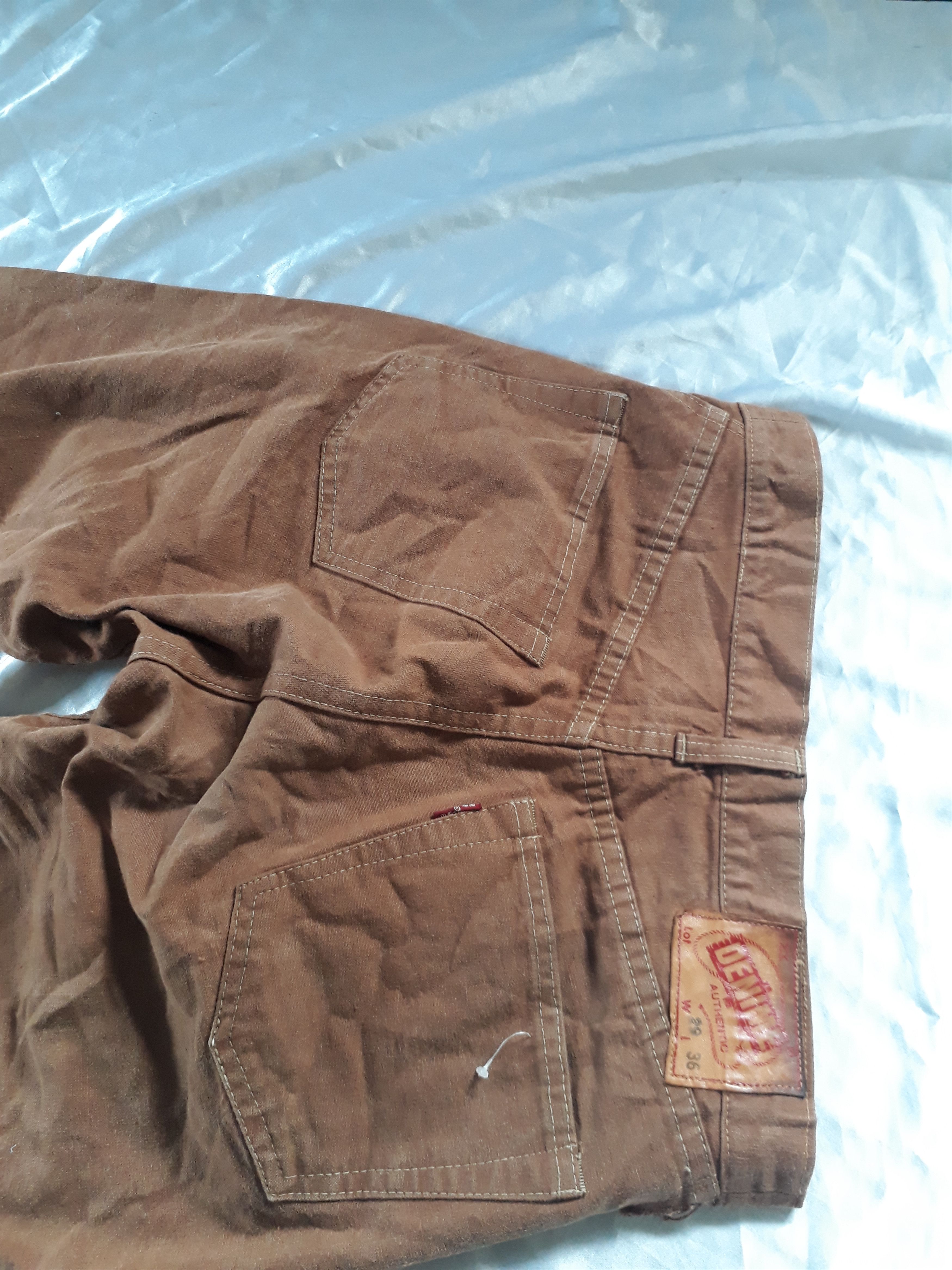 Denime 💥DENIME ORIZONTI Selvedge Japanese BRAND Chocolate Pant Size US 30 / EU 46 - 12 Thumbnail