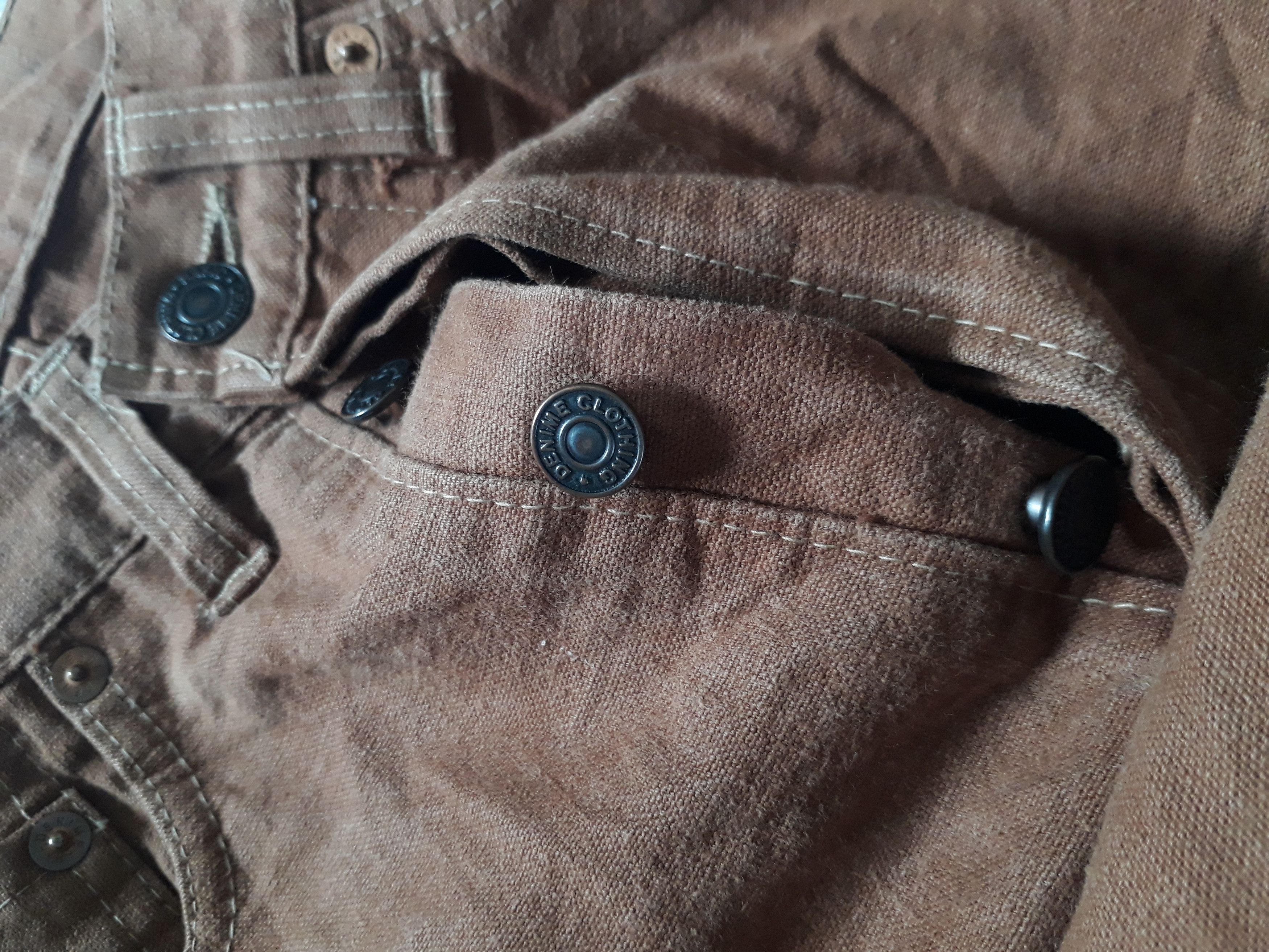Denime 💥DENIME ORIZONTI Selvedge Japanese BRAND Chocolate Pant Size US 30 / EU 46 - 9 Thumbnail
