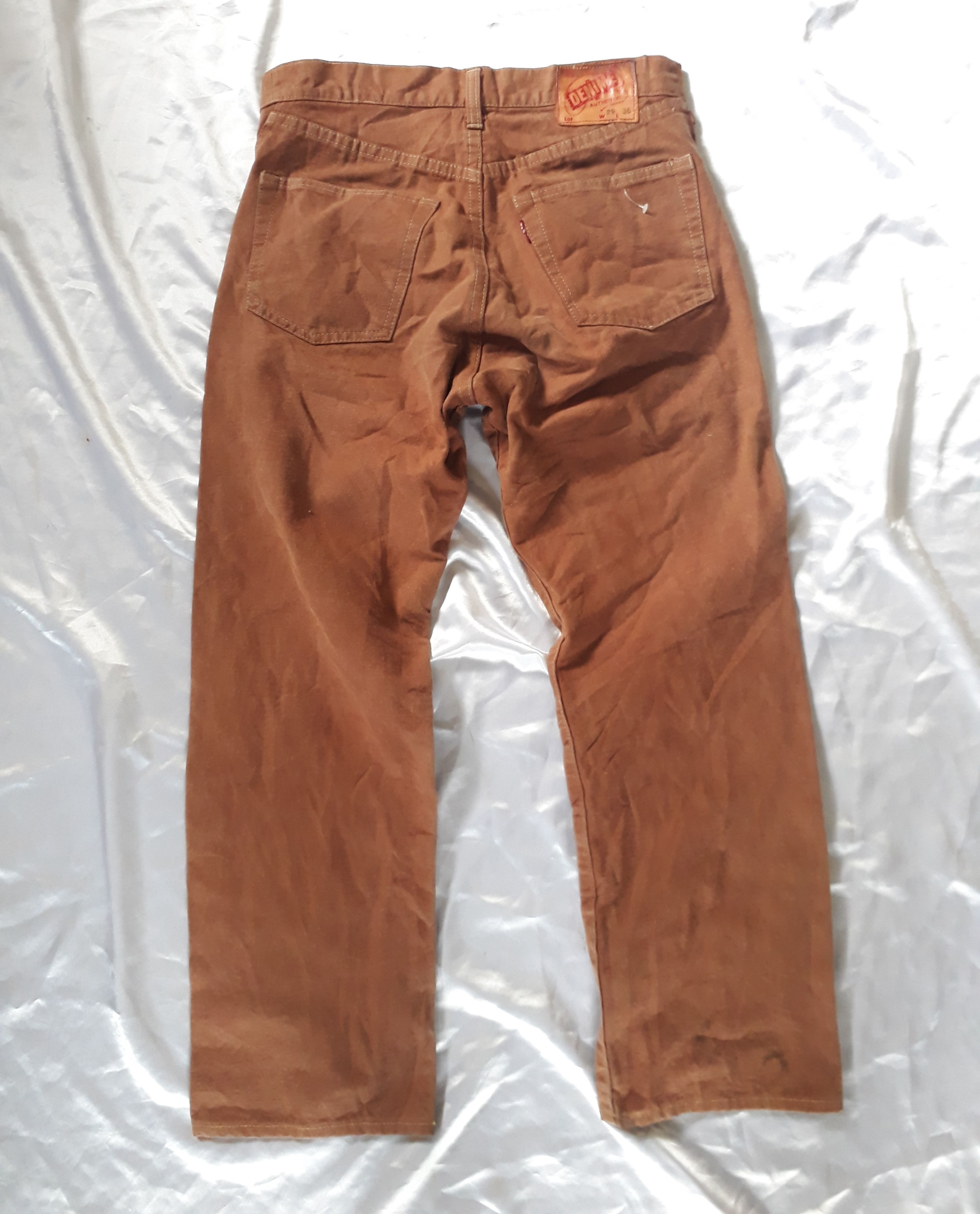 Denime 💥DENIME ORIZONTI Selvedge Japanese BRAND Chocolate Pant Size US 30 / EU 46 - 14 Thumbnail