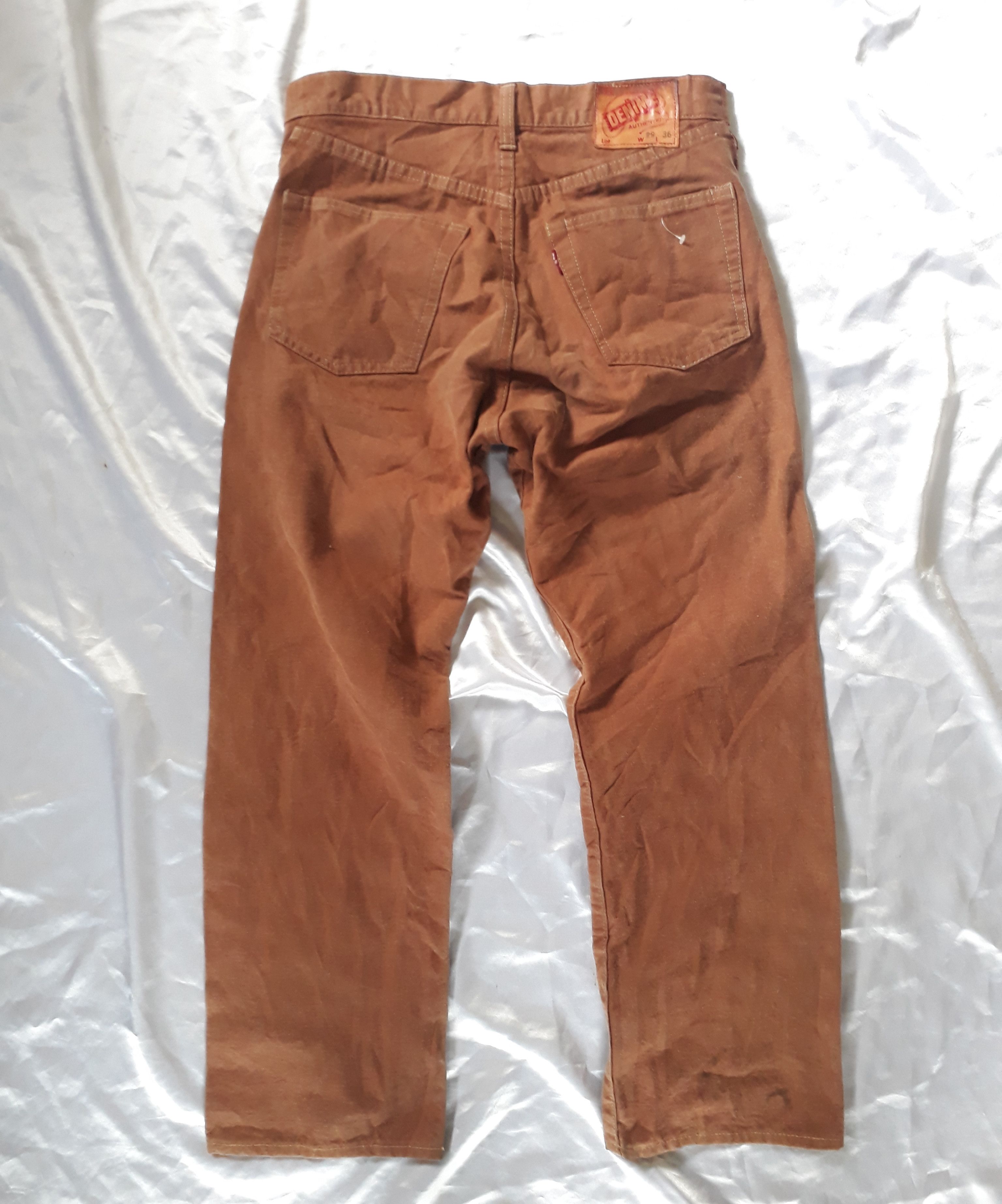 Denime 💥DENIME ORIZONTI Selvedge Japanese BRAND Chocolate Pant Size US 30 / EU 46 - 13 Thumbnail