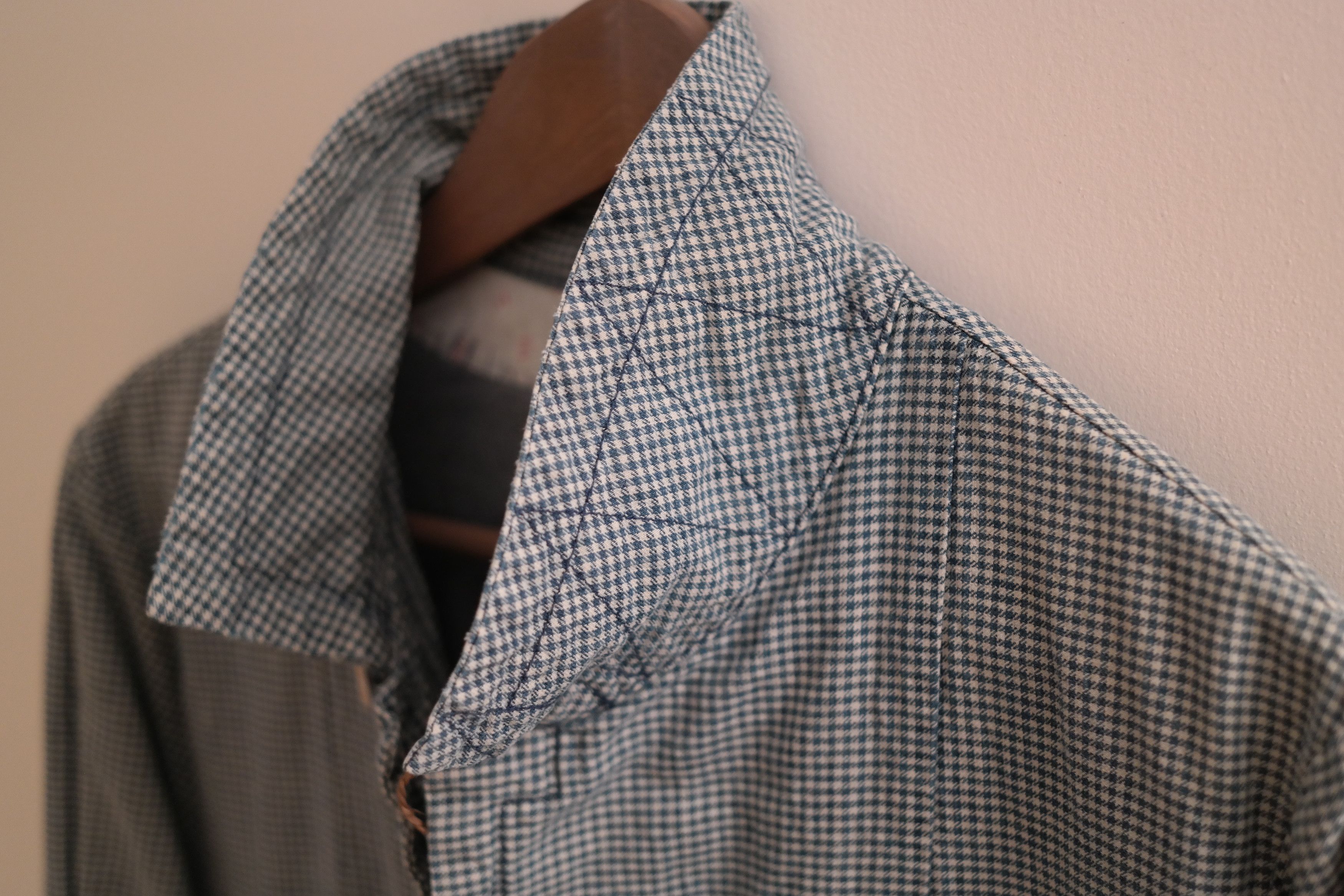 Visvim Mies Coat Indigo Check Size US M / EU 48-50 / 2 - 3 Thumbnail