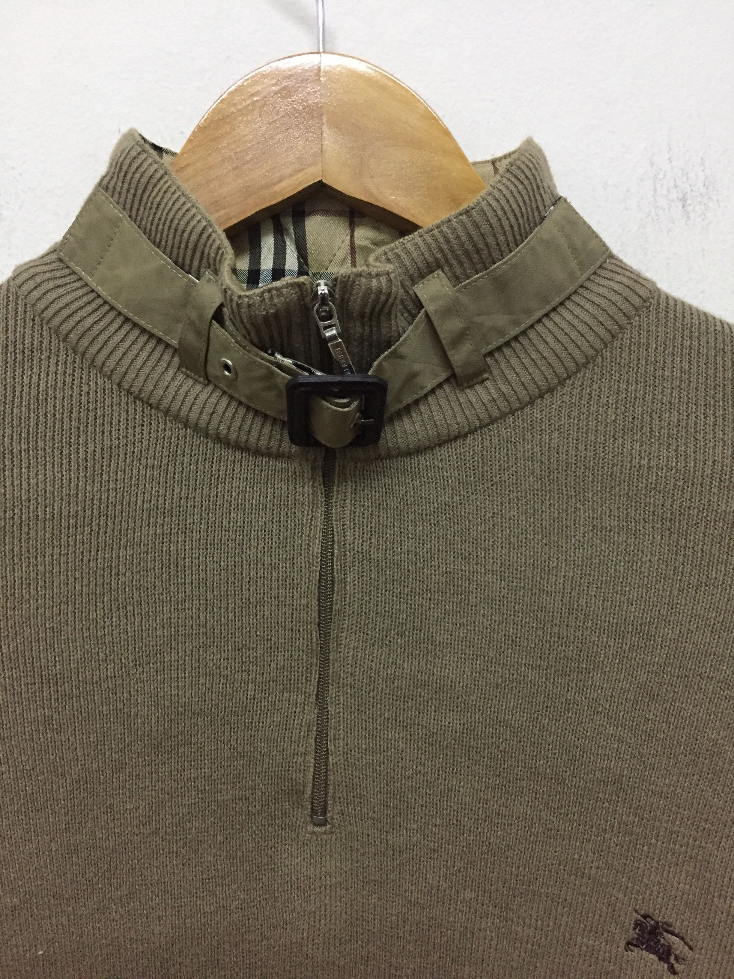 Burberry Black label Neck strap Nova Check Knitwear sweatshirt Size US M / EU 48-50 / 2 - 4 Thumbnail