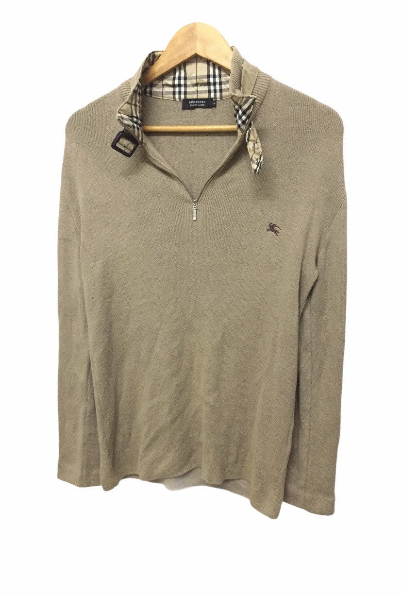 Burberry Black label Neck strap Nova Check Knitwear sweatshirt Size US M / EU 48-50 / 2 - 2 Thumbnail