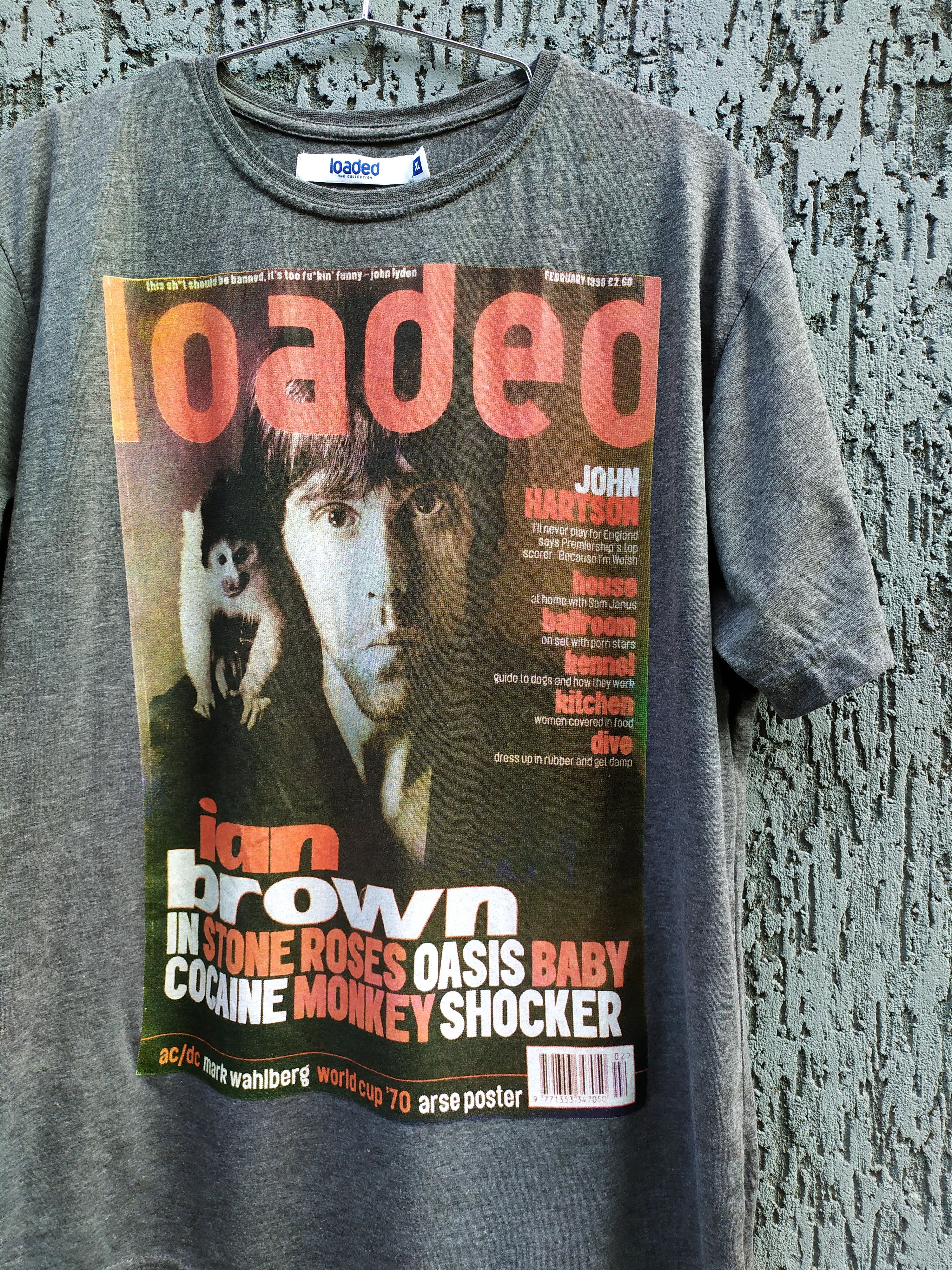 Band Tees Loaded Ian Brown Stone Roses t shirt Size US XL / EU 56 / 4 - 1 Thumbnail