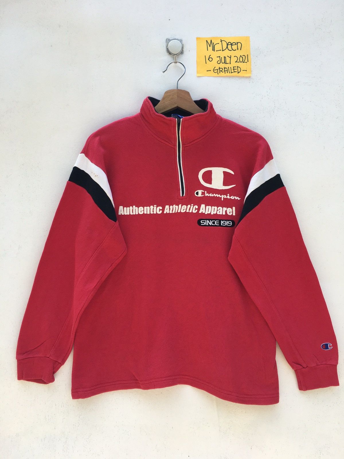 Champion Rare Vintage 90s Champion Biglogo Sweatshirt Size US M / EU 48-50 / 2 - 2 Thumbnail