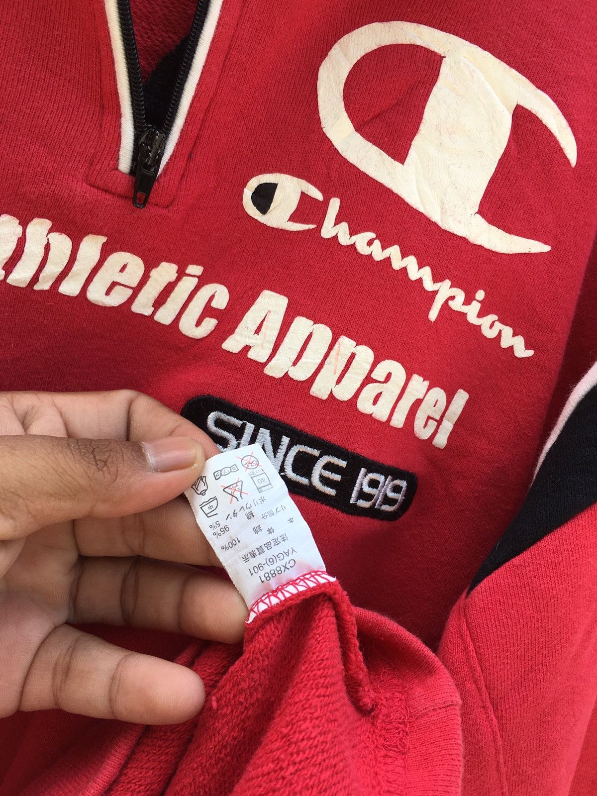 Champion Rare Vintage 90s Champion Biglogo Sweatshirt Size US M / EU 48-50 / 2 - 10 Thumbnail