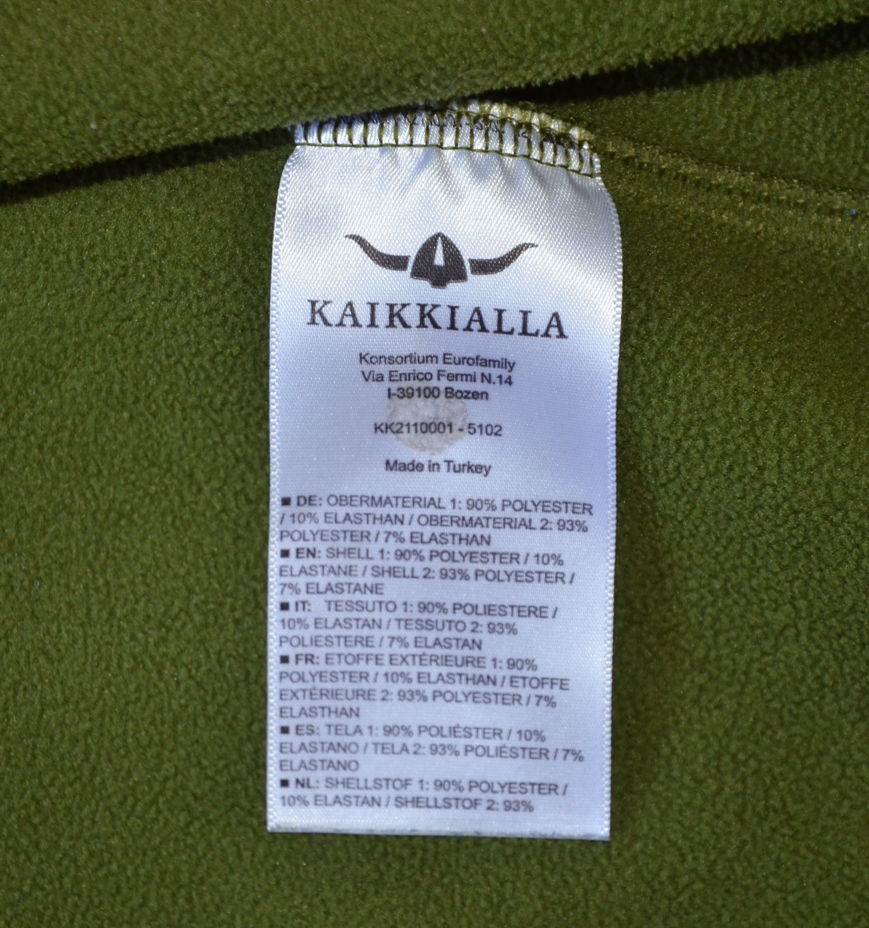 Other Kaikkialla Ernesti Mens Softshell Jacket SizeM GreenOutdoor Size US M / EU 48-50 / 2 - 12 Thumbnail