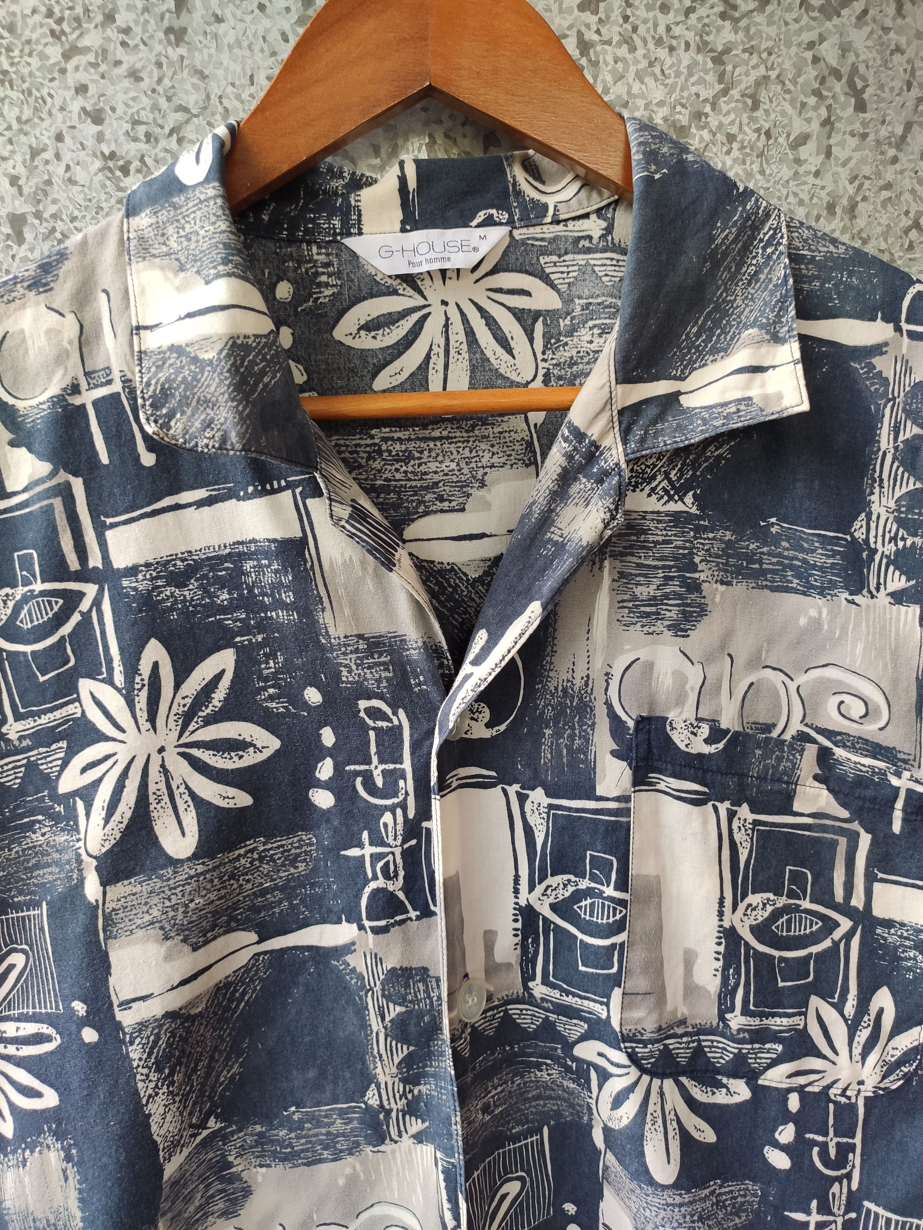 Japanese Brand G.House shirt button up Size US M / EU 48-50 / 2 - 2 Thumbnail