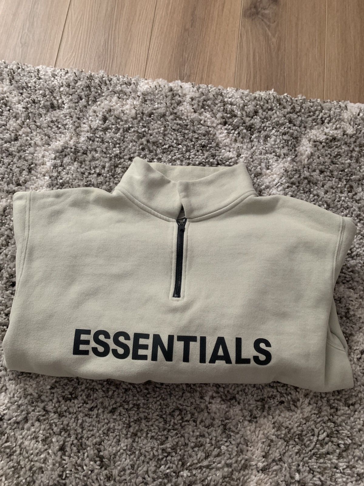 Zip Sweater Fear Of God Essentials Half Zip Sweat Zip Sweatshirt