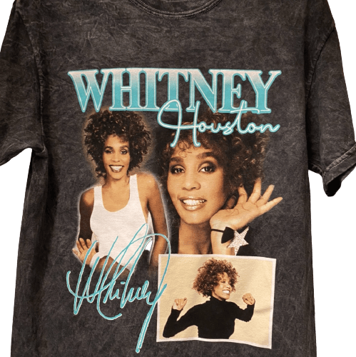 Vintage Whitney Houston Tie-dye Vintage T-shirt 