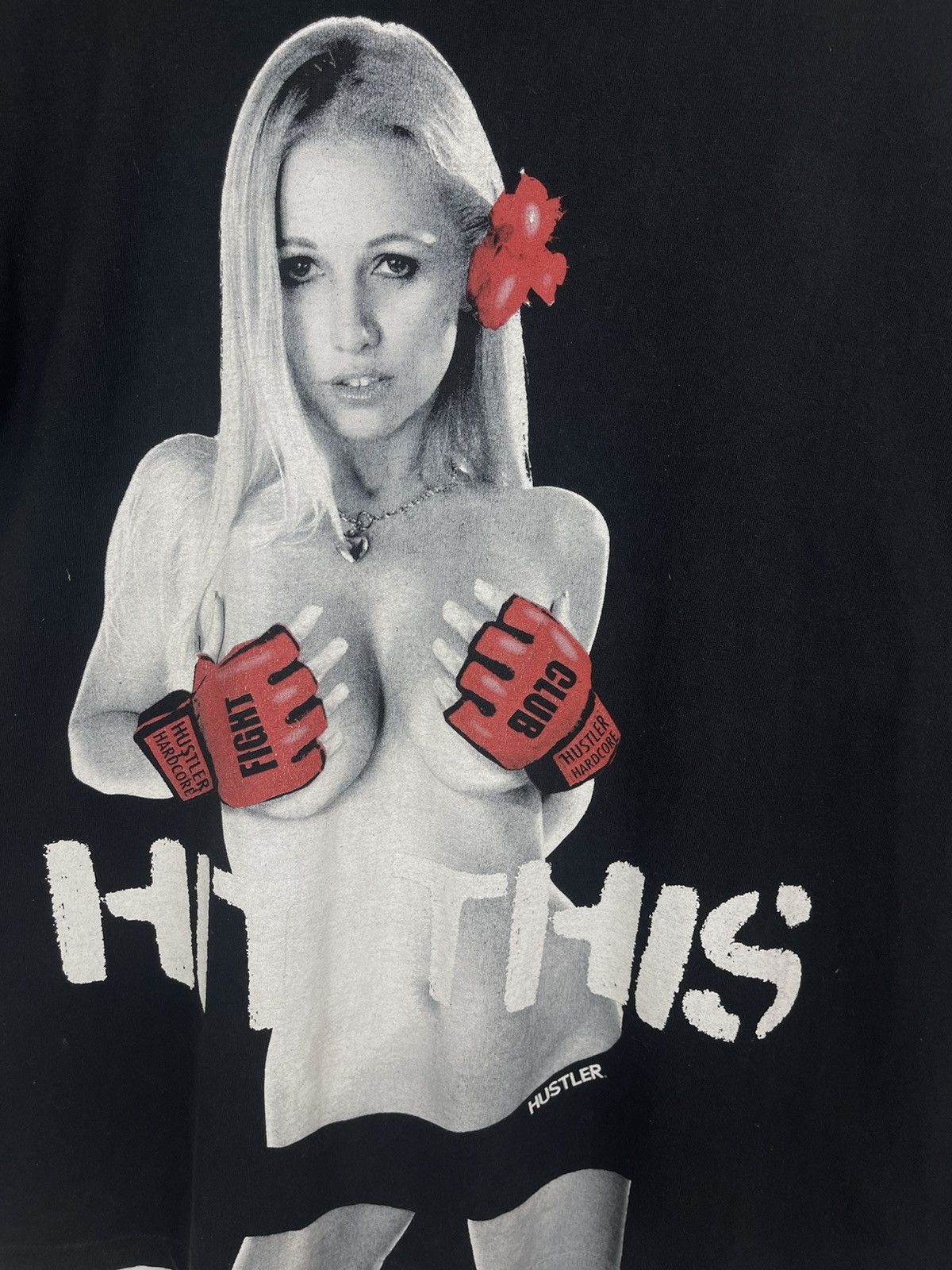 If Six Was Nine HUSTLER Magazine Sexy woman naked Tee Tshirt Size US XL / EU 56 / 4 - 2 Thumbnail