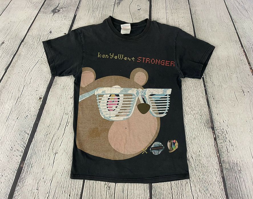 Vintage Kanye West x Daft Punk Stronger Murakami Bear T Shirt | Grailed