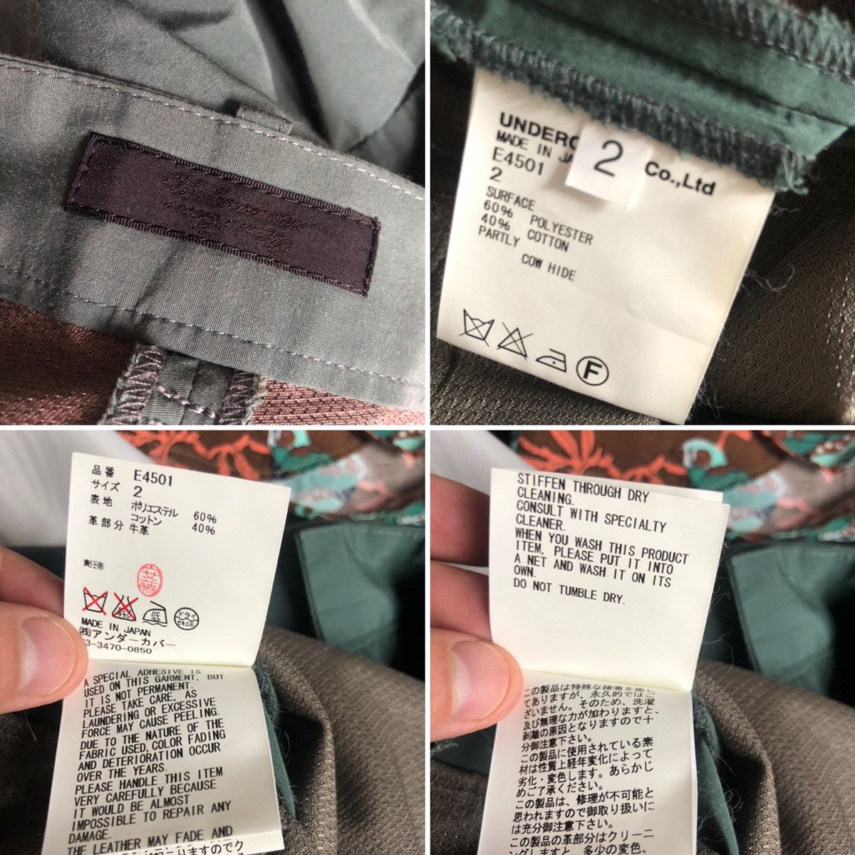 Undercover SS10 Less But Better Cargo Pants Size US 30 / EU 46 - 8 Thumbnail