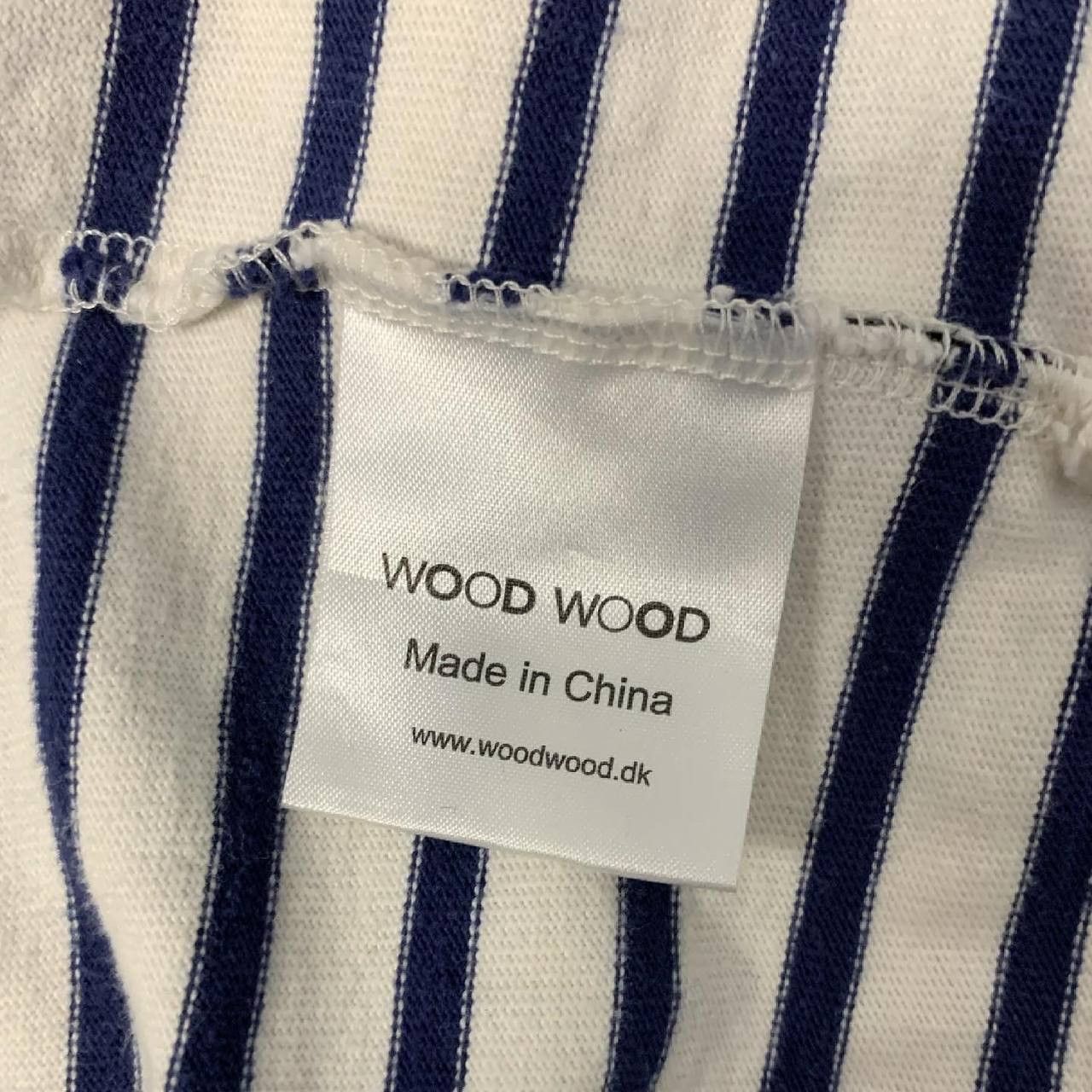 Wood Wood Wood Wood Full Zip Striped Cotton Lightweight Jacket Size US L / EU 52-54 / 3 - 4 Thumbnail