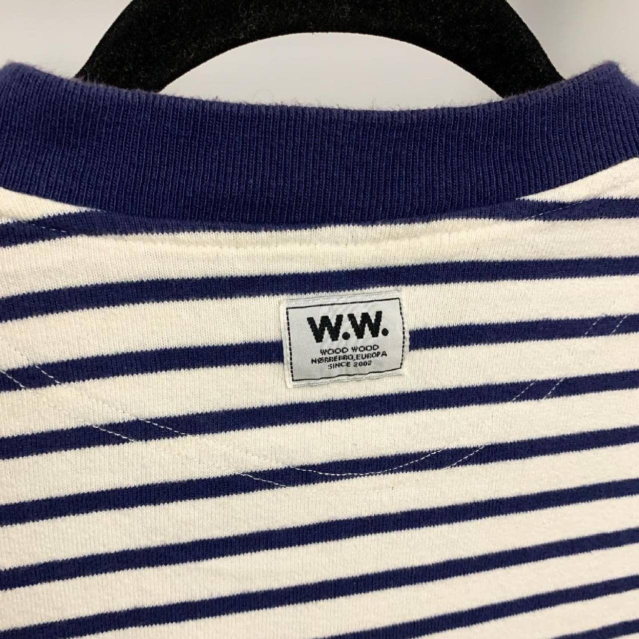 Wood Wood Wood Wood Full Zip Striped Cotton Lightweight Jacket Size US L / EU 52-54 / 3 - 6 Thumbnail