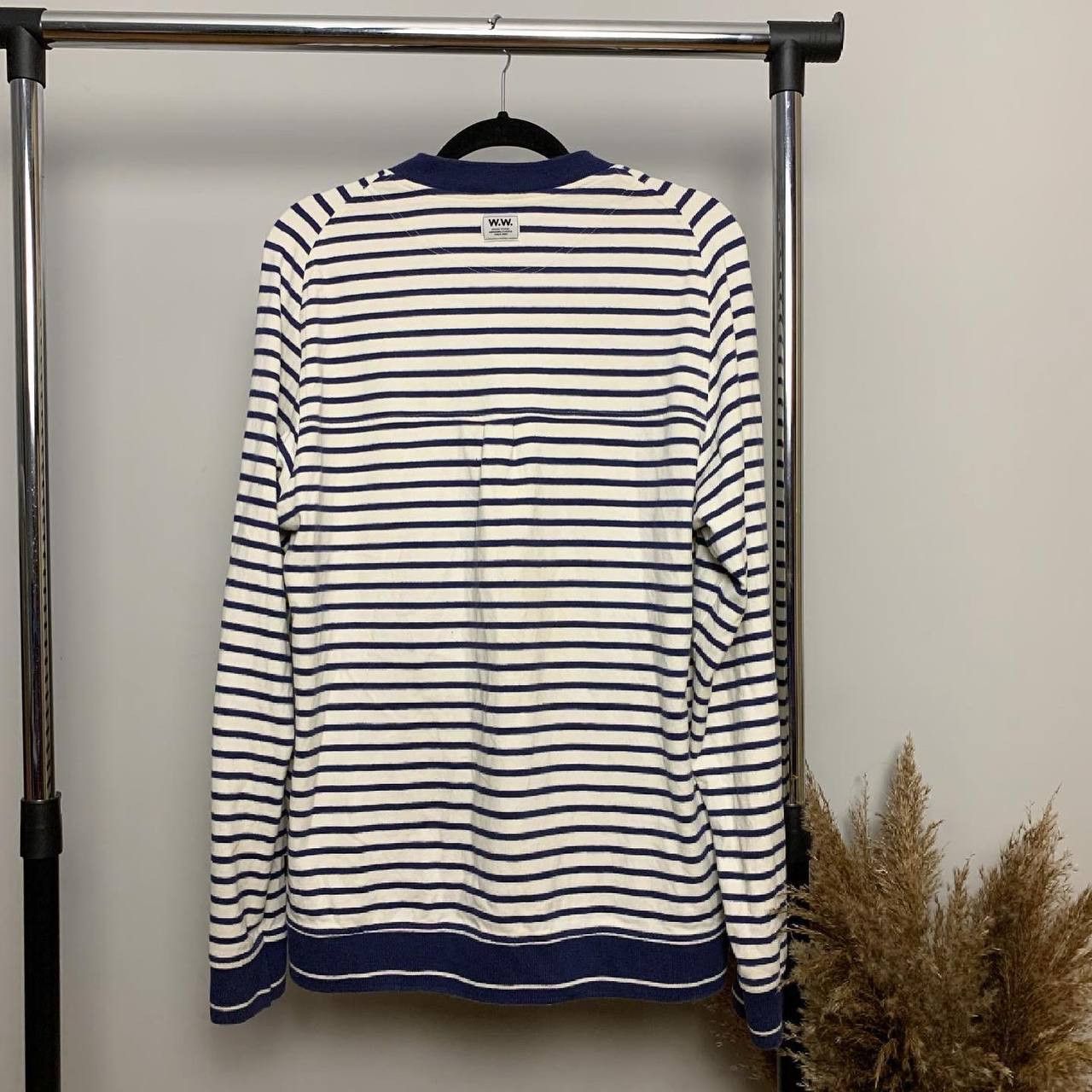 Wood Wood Wood Wood Full Zip Striped Cotton Lightweight Jacket Size US L / EU 52-54 / 3 - 2 Thumbnail