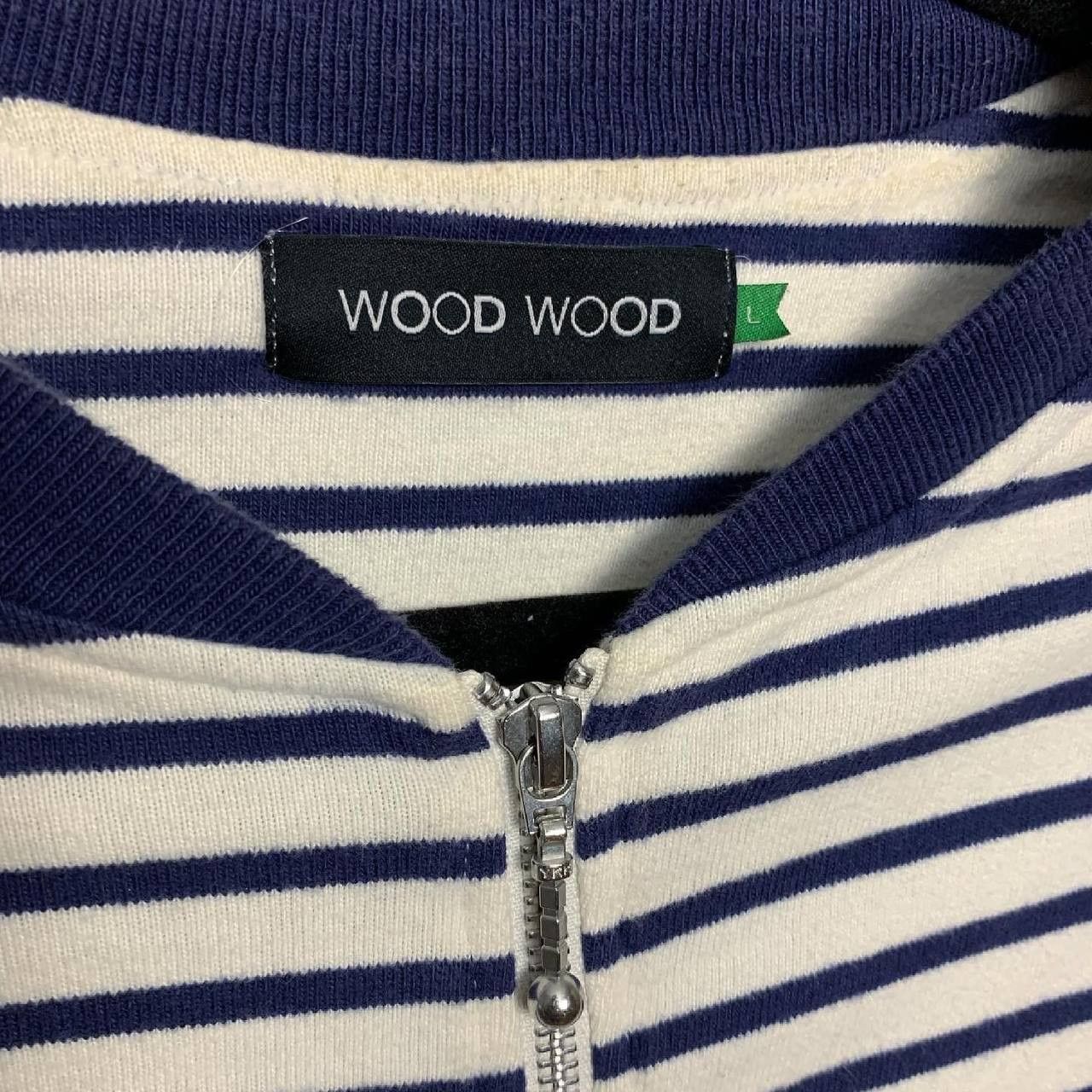 Wood Wood Wood Wood Full Zip Striped Cotton Lightweight Jacket Size US L / EU 52-54 / 3 - 3 Thumbnail