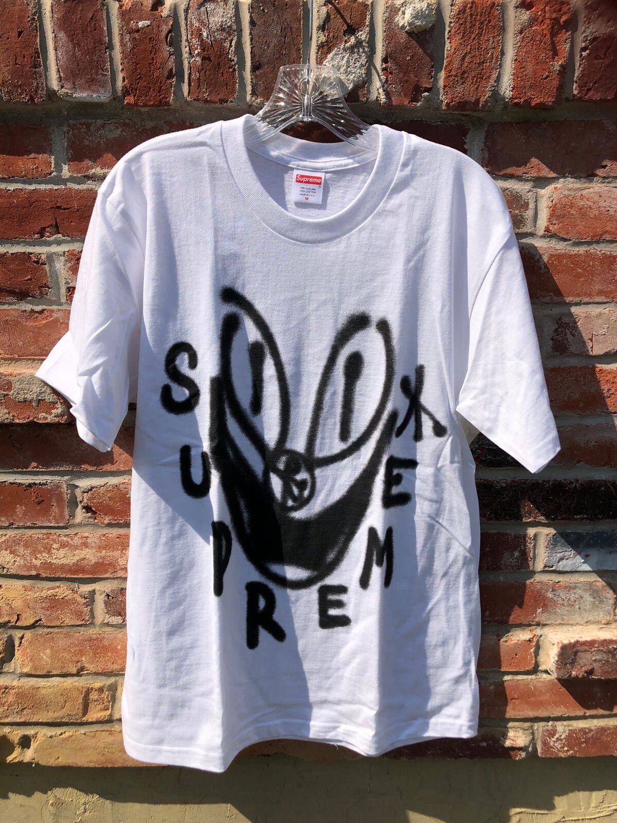 Supreme Spray Paint Smile Shirt - High-Quality Printed Brand