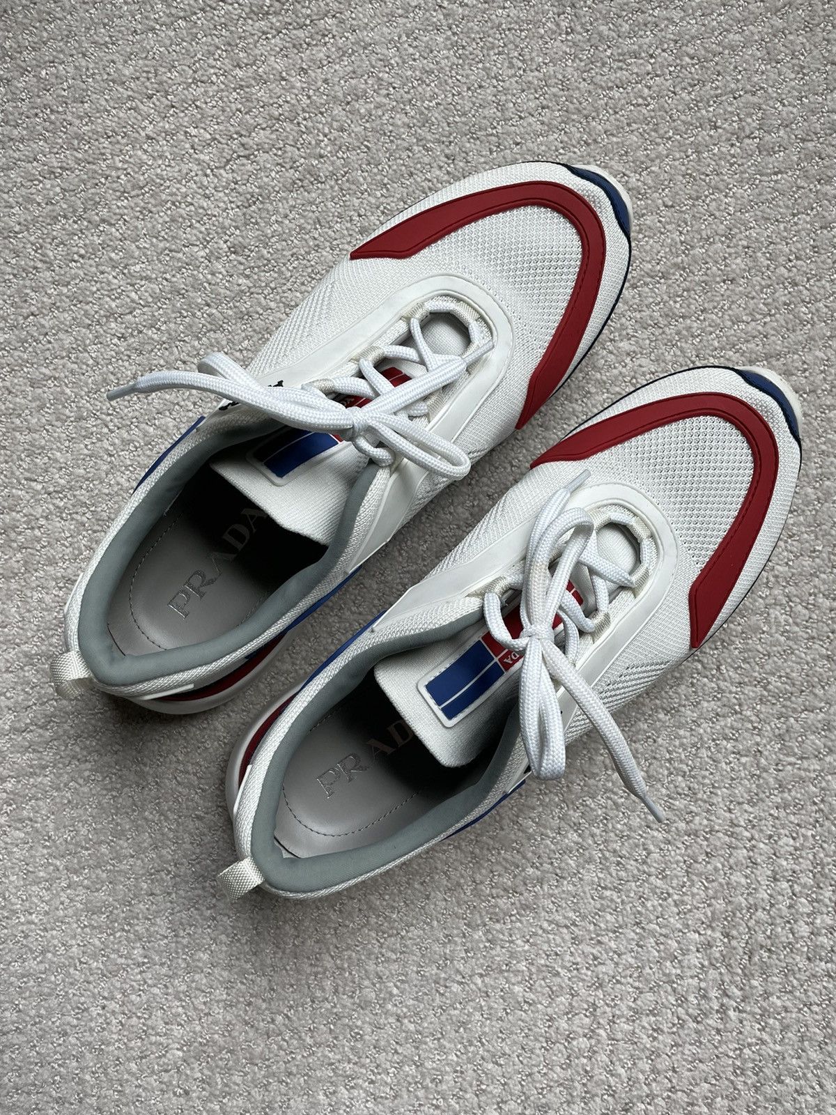 Prada Prada Signature Logo Athletic Sneakers Size US 9 / EU 42 - 5 Thumbnail