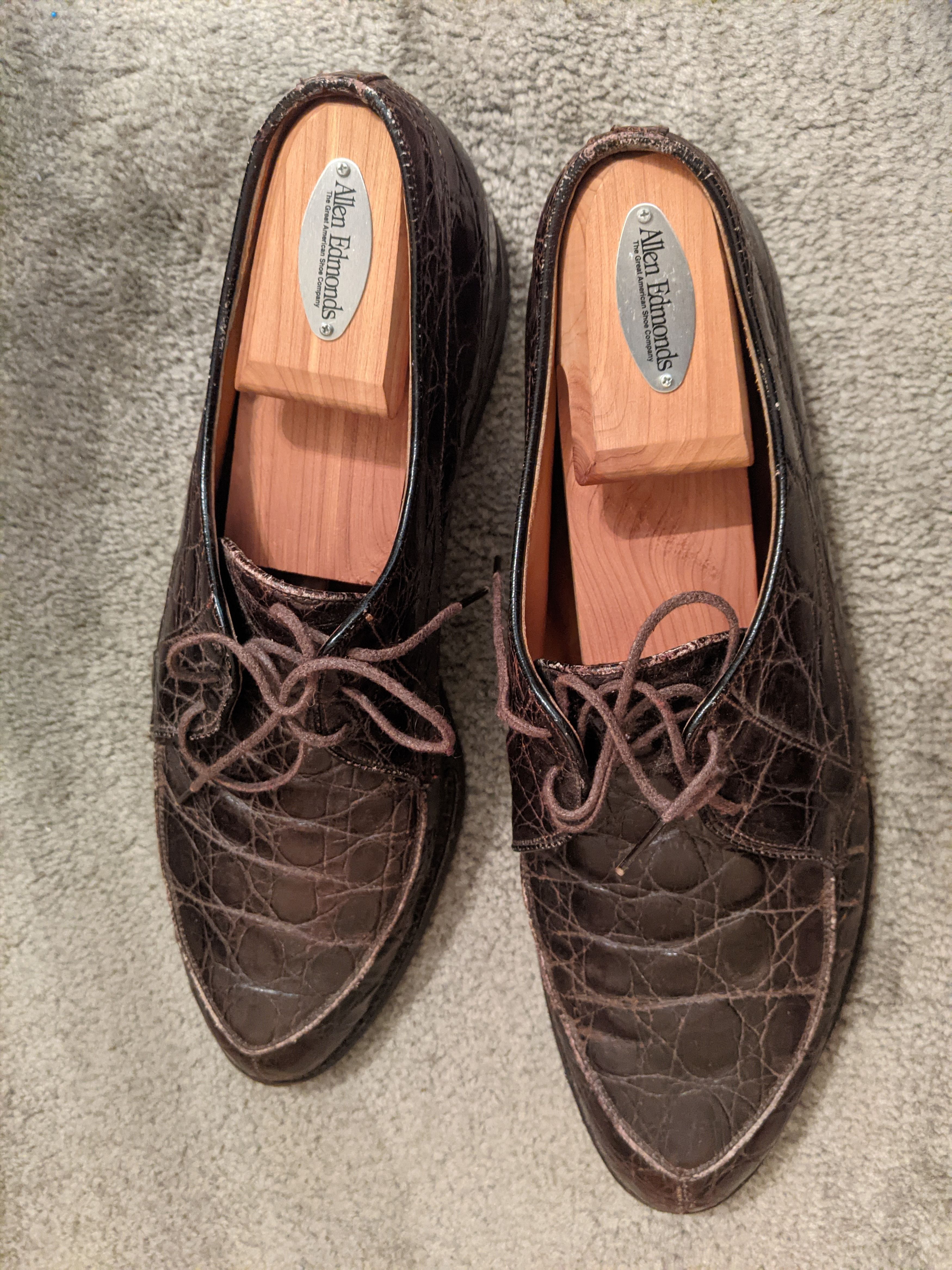 Other Edwin Clapp Vintage Alligator Dress Shoes 11D/11.5B 