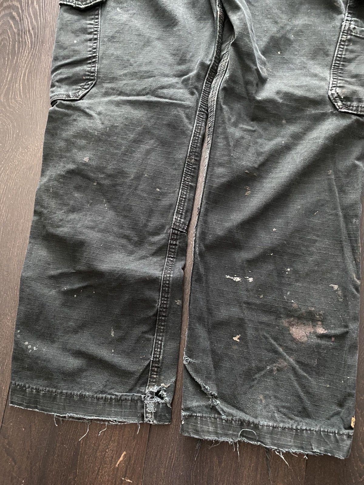 Carhartt Faded & Distressed Carhartt Double Knee Cargo Workwear Pants Size US 32 / EU 48 - 9 Thumbnail