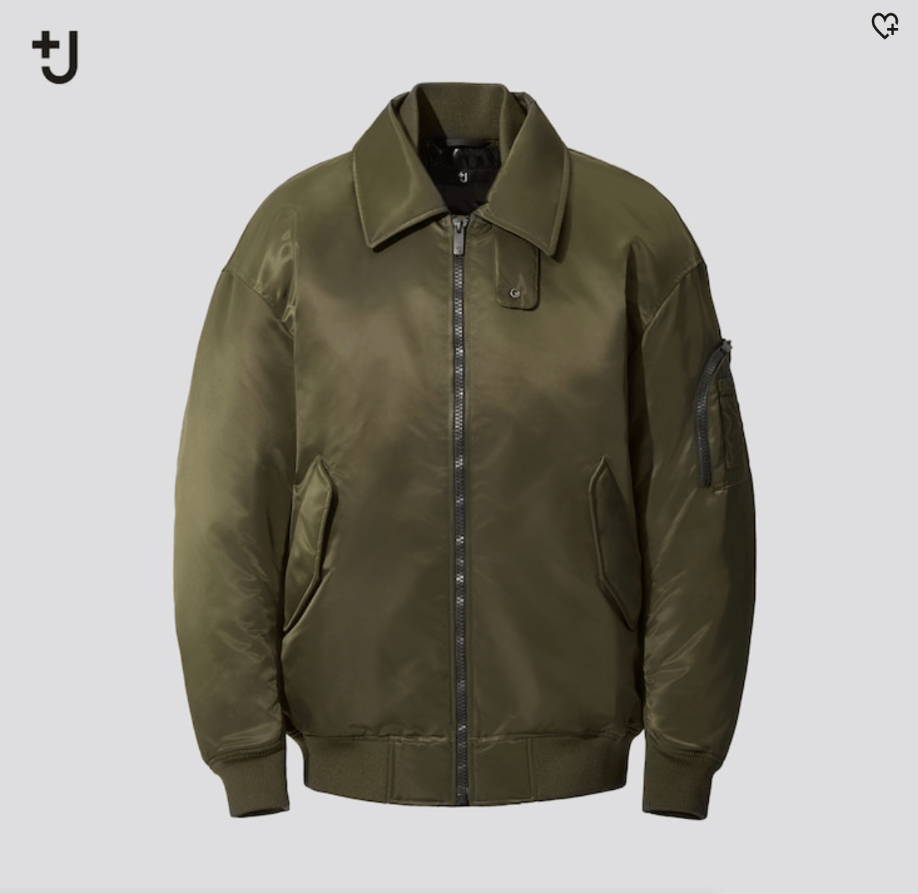image of Jil Sander +J Down Oversized Bomber in Green, Men's (Size Medium)