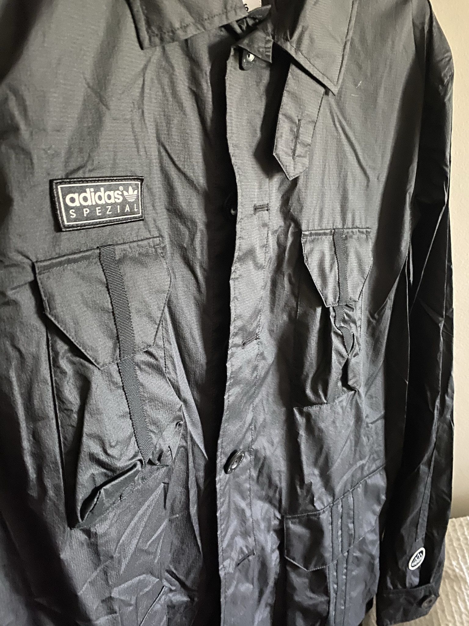 ジャケット・アウター ADIDAS SPEZIAL HASLINGDEN JACKET adidas Haslingden Jacket SPZL - Dark Brown - IN6760