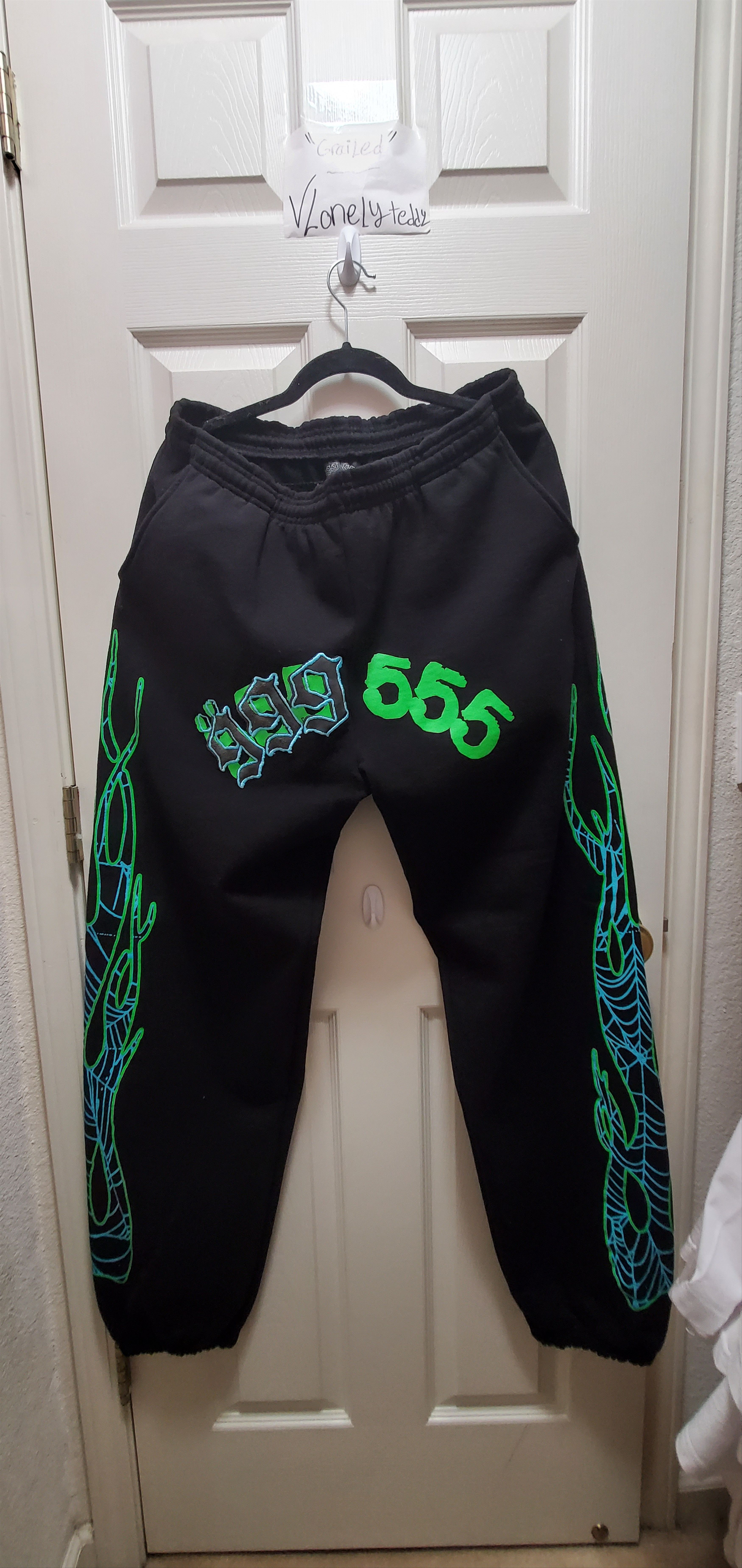 999 Club Spider Worldwide x Juice Wrld Sweatpants Grailed