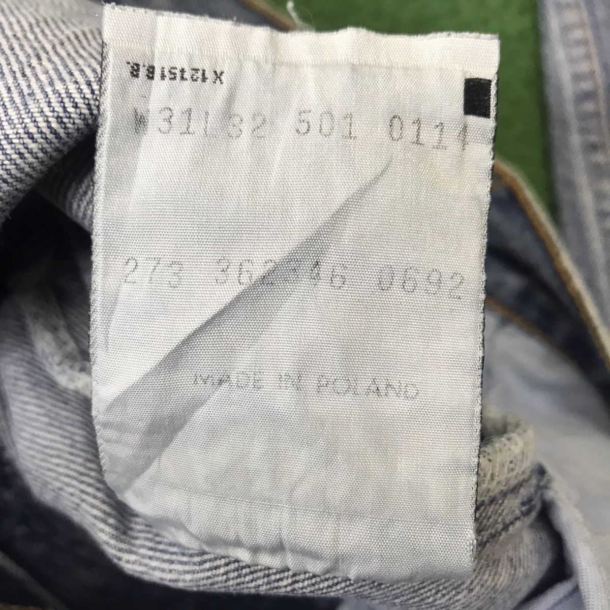 Levi's Vintage 90s Levis 501 Light Wash 32x42 Size US 32 / EU 48 - 21 Thumbnail