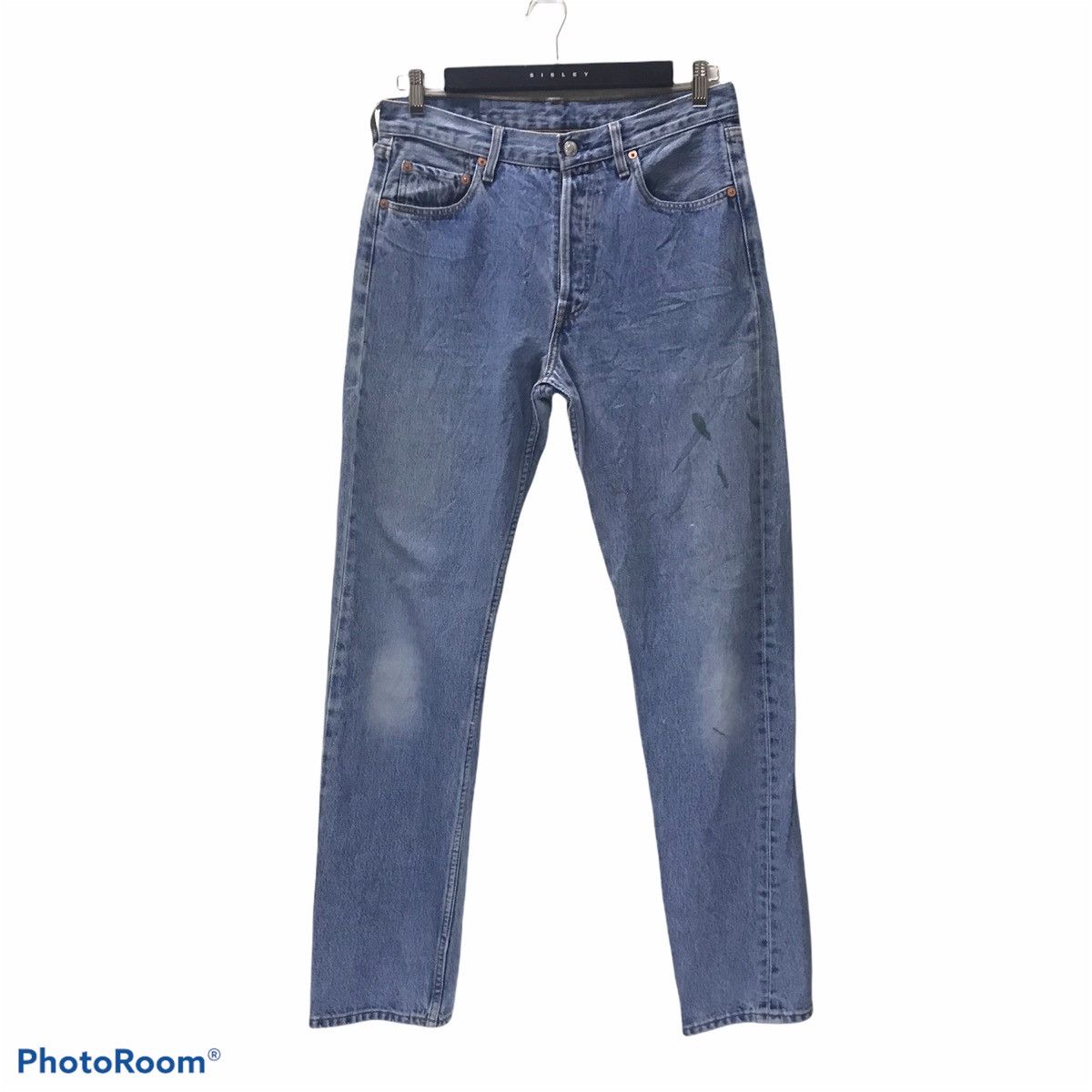 Levi's Vintage 90s Levis 501 Light Wash 32x42 Size US 32 / EU 48 - 1 Thumbnail