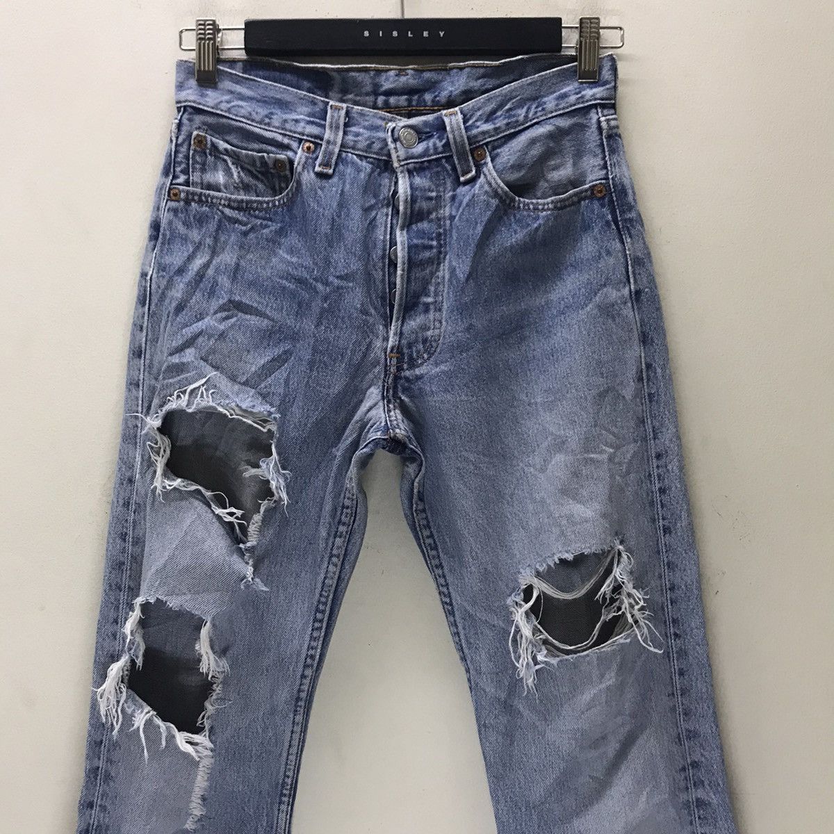 Levi's Vintage 90s Levis 501 Grunge Jeans Size US 28 / EU 44 - 3 Thumbnail