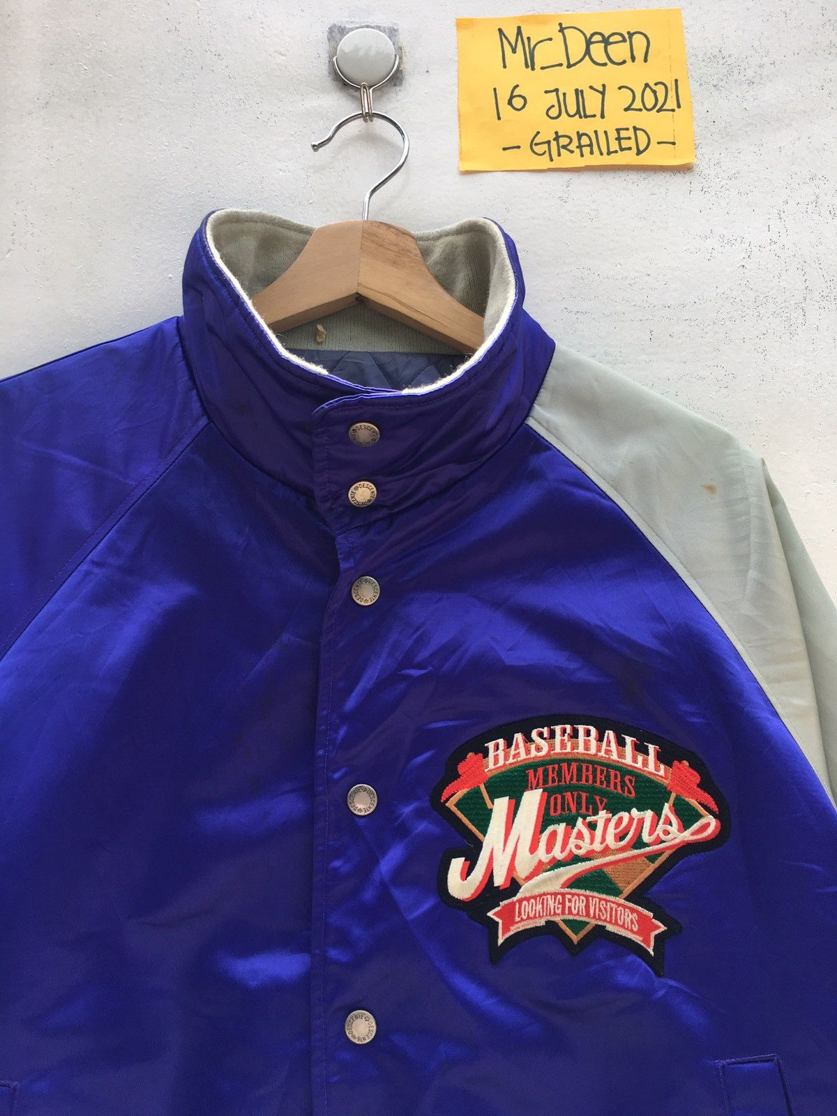 Descente Vintage DESCENTE Baseball Masters Member’s Jacket/ Bomber Size US L / EU 52-54 / 3 - 1 Thumbnail