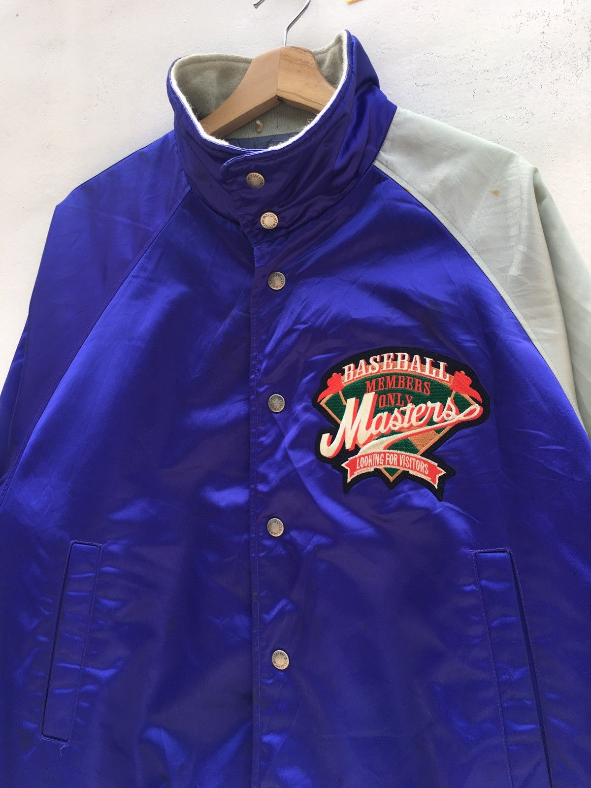 Descente Vintage DESCENTE Baseball Masters Member’s Jacket/ Bomber Size US L / EU 52-54 / 3 - 6 Thumbnail