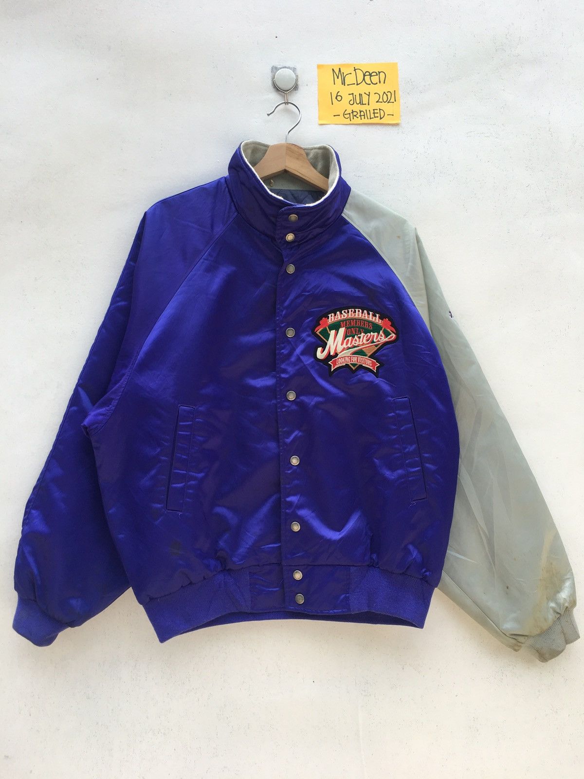 Descente Vintage DESCENTE Baseball Masters Member’s Jacket/ Bomber Size US L / EU 52-54 / 3 - 2 Thumbnail