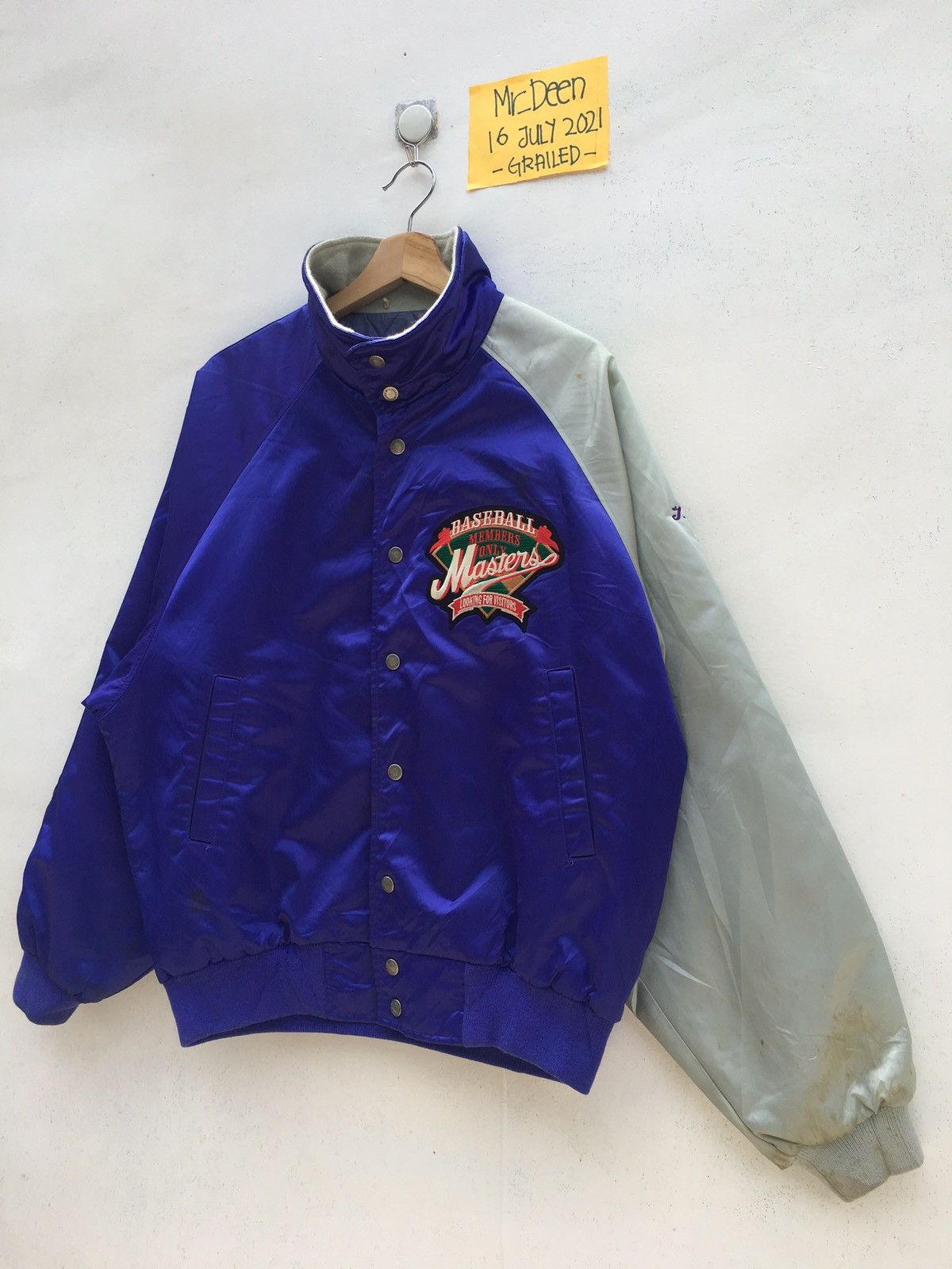 Descente Vintage DESCENTE Baseball Masters Member’s Jacket/ Bomber Size US L / EU 52-54 / 3 - 4 Thumbnail