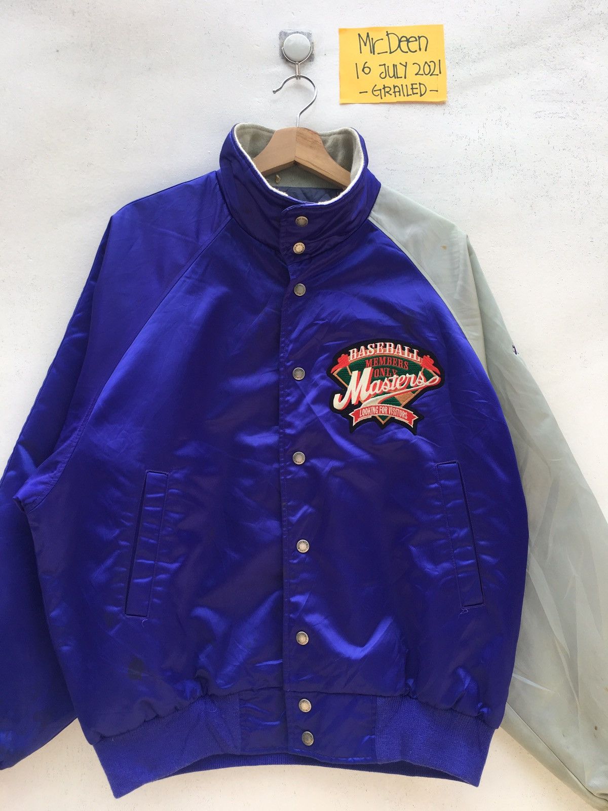 Descente Vintage DESCENTE Baseball Masters Member’s Jacket/ Bomber Size US L / EU 52-54 / 3 - 5 Thumbnail