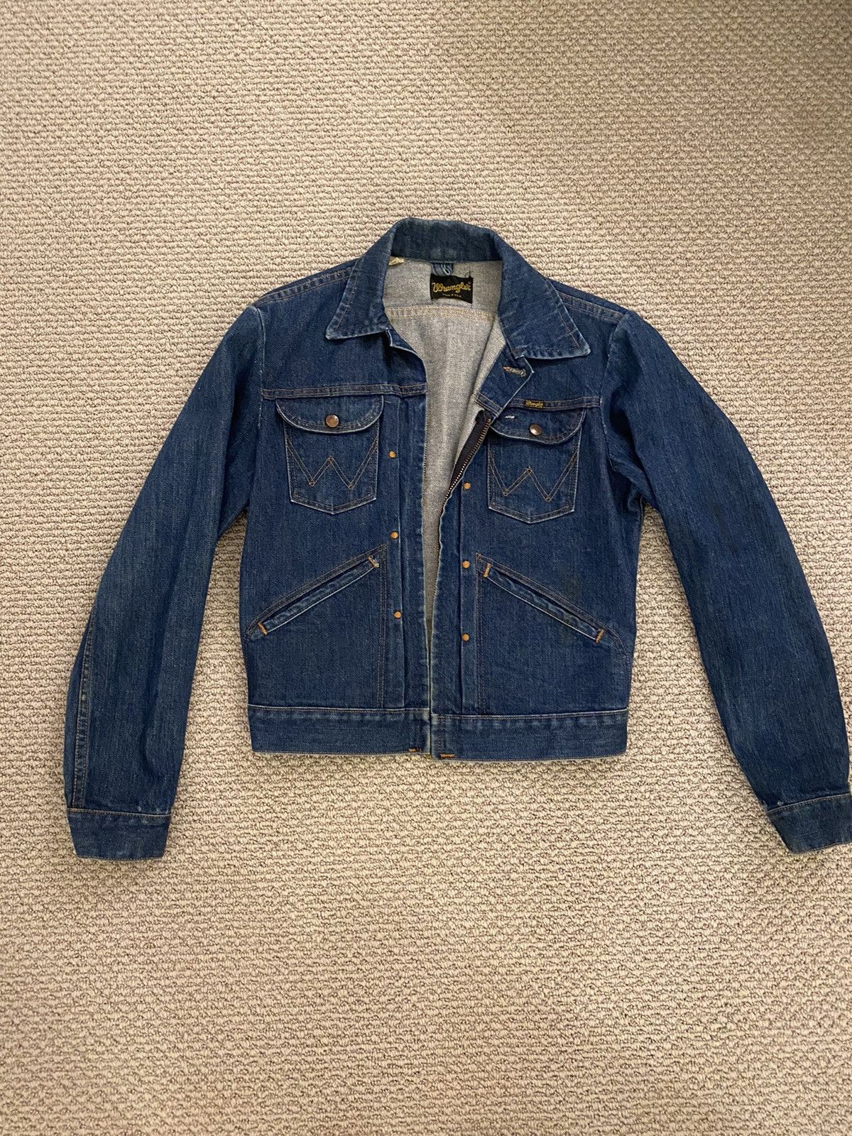 Wrangler Wrangler Vintage Denim Trucker Jacket 124MJ3Y | Grailed