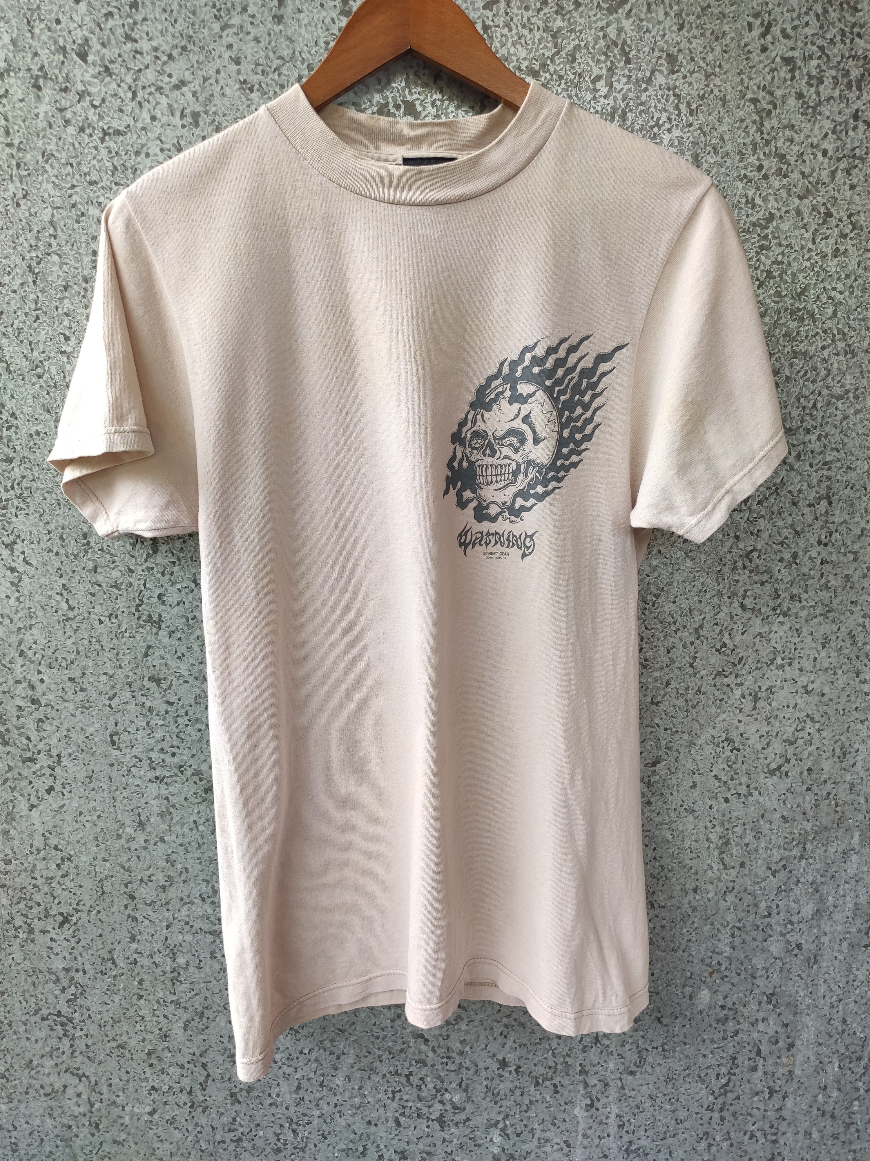 Powell Peralta Vintage 90s Vintage Warning Streetwear t shirt Size US S / EU 44-46 / 1 - 5 Thumbnail