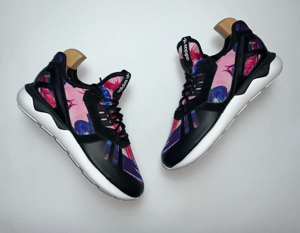 Adidas tubular outlet flower