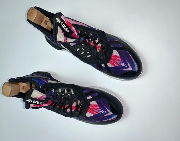 Adidas tubular outlet flower