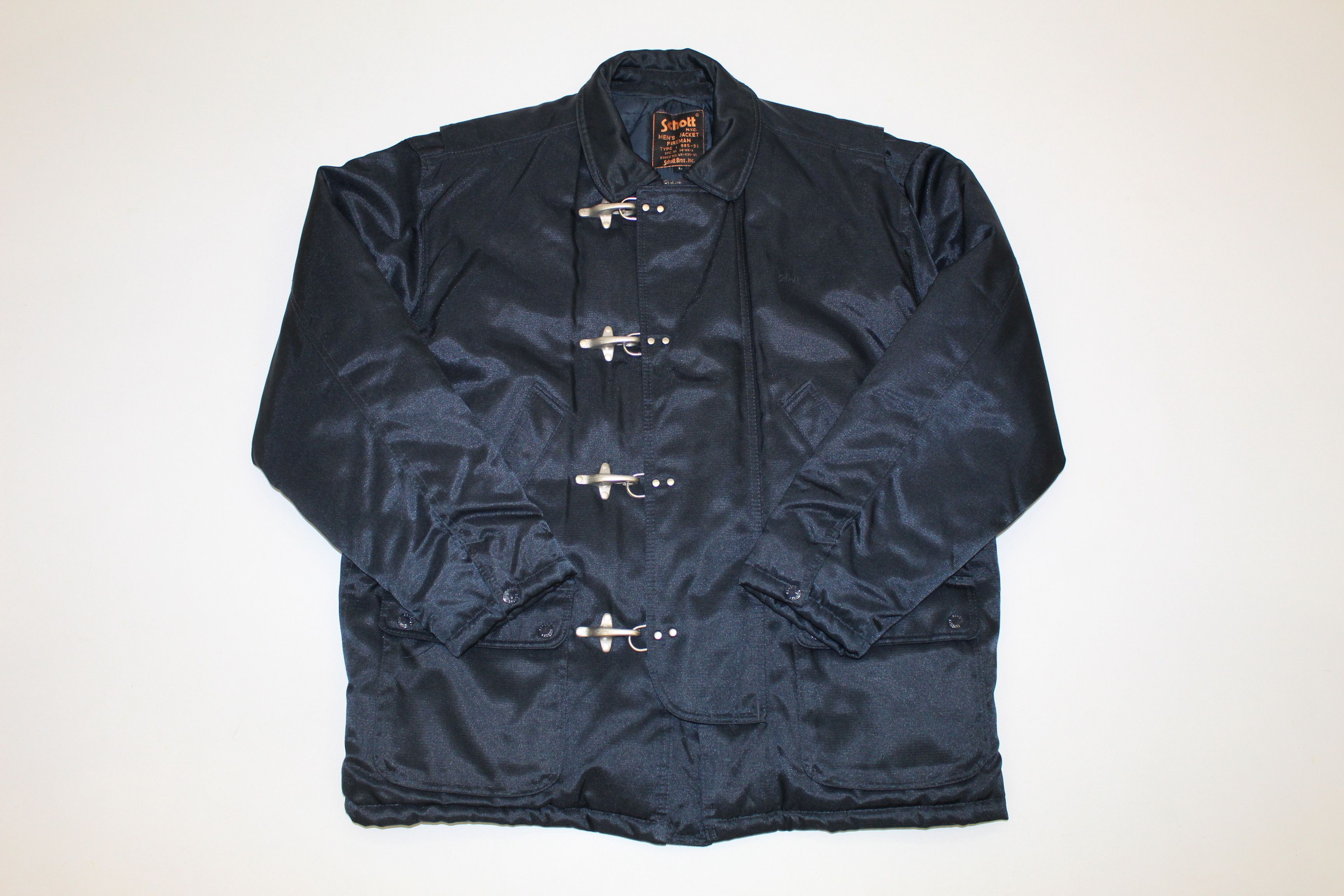 Schott × Vintage Schott N.Y.C. Fireman Nylon Jacket Type 985