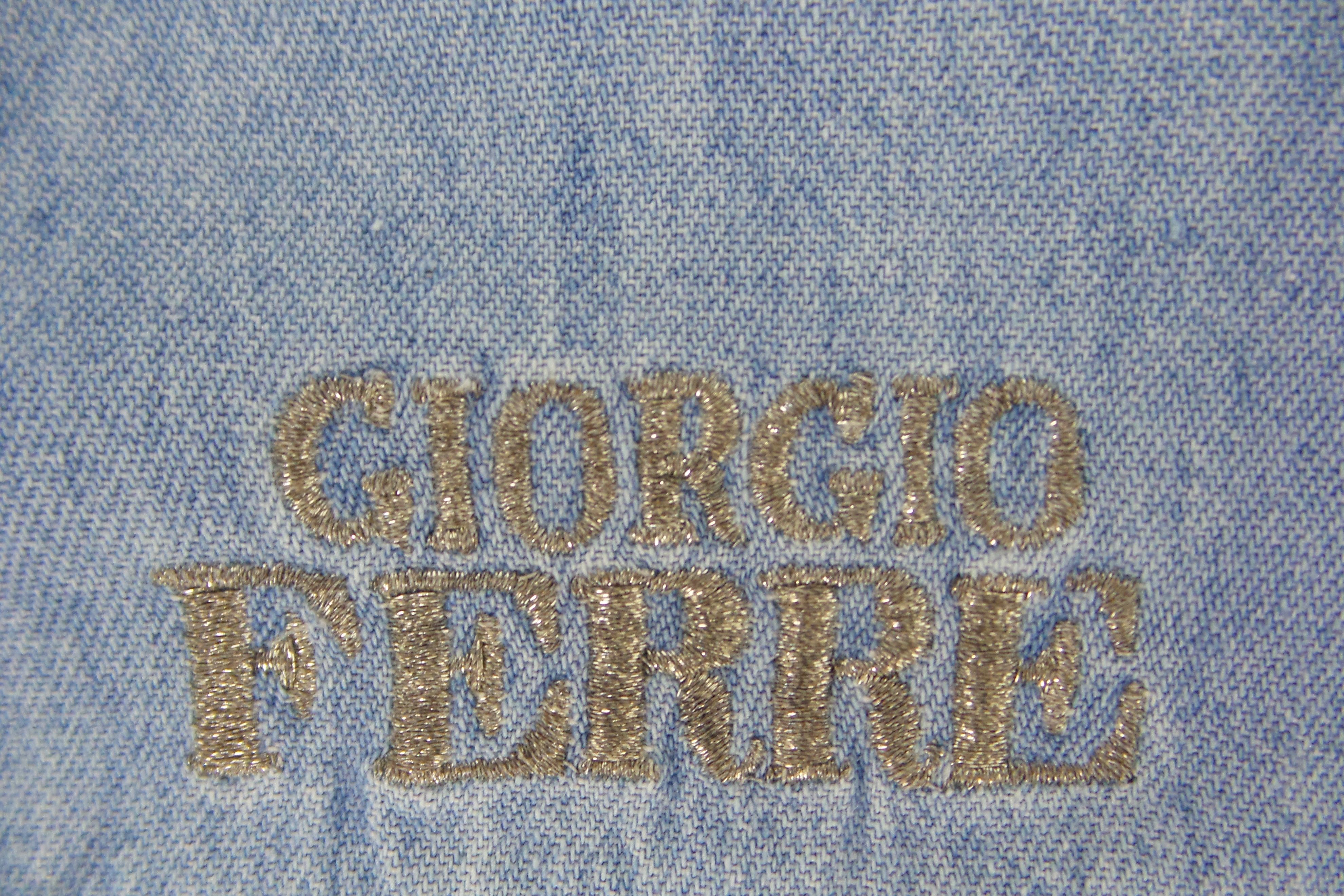 Designer × Gianfranco Ferre Giorgio Ferre Blue Button Downs Shirts Size US M / EU 48-50 / 2 - 4 Thumbnail
