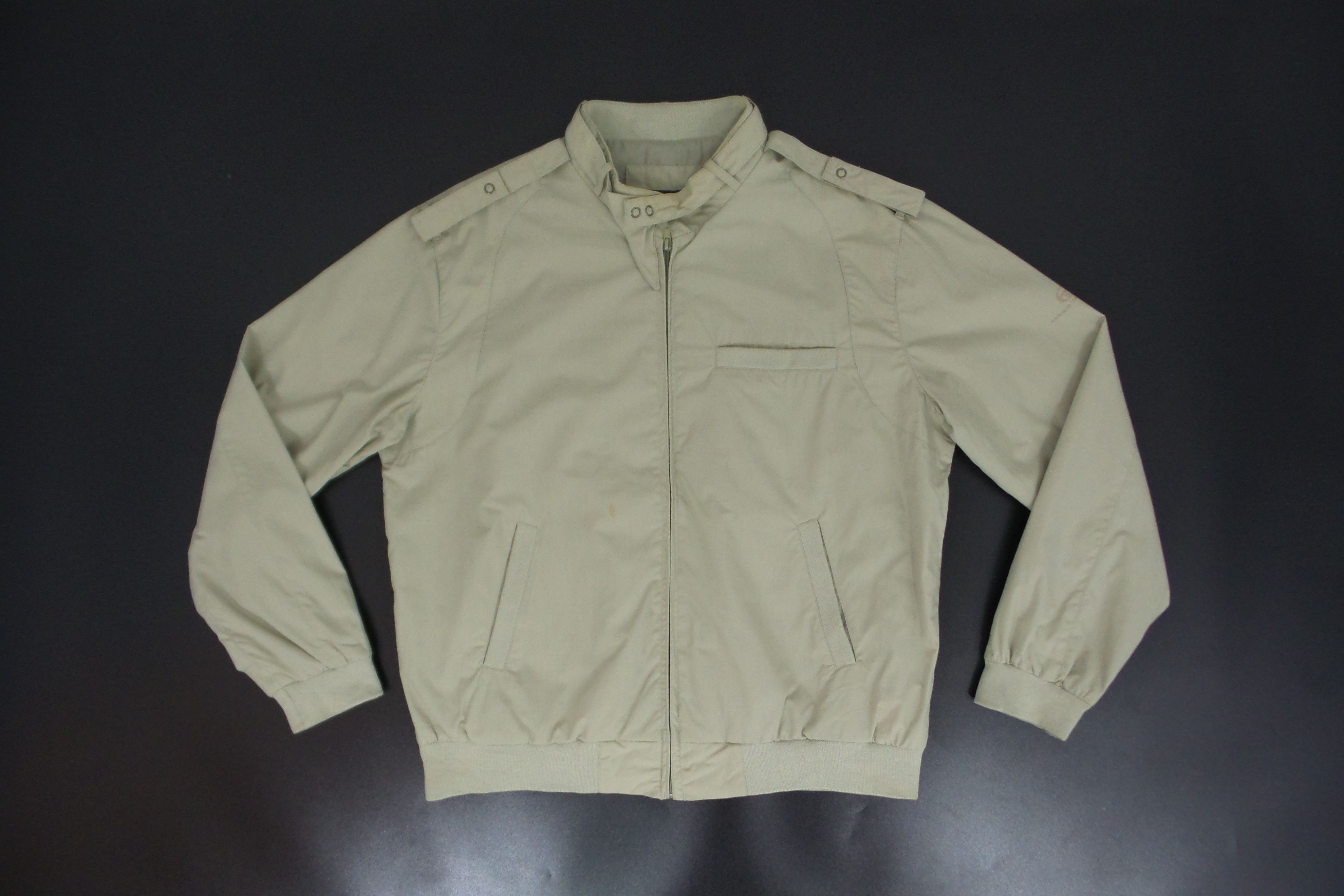 Sergio Tacchini Sergio Tacchini Beige Classic Racer Jacket | Grailed