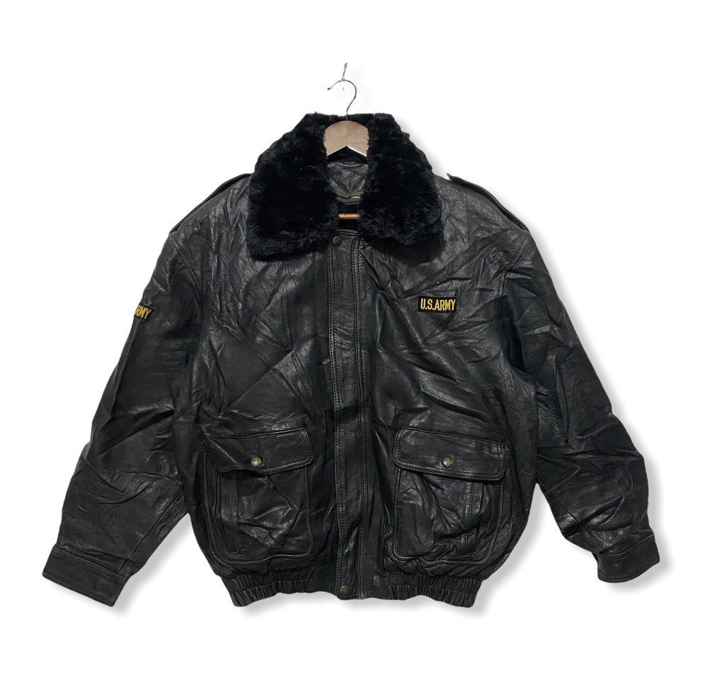 Vintage 🔥 Vintage US ARMY Leather Jacket Grailed