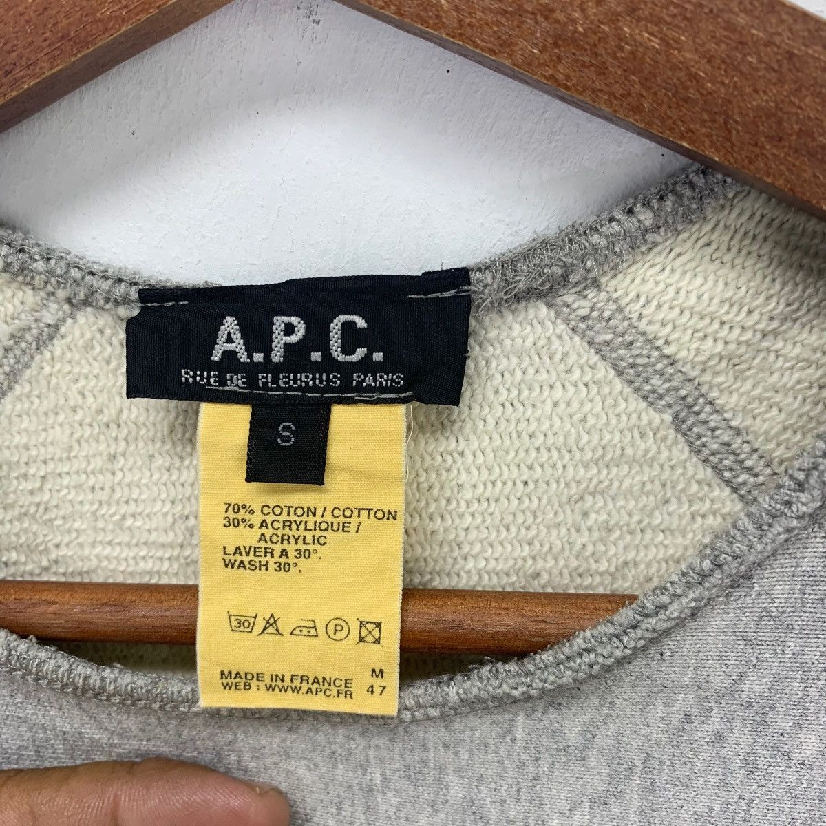 A.P.C. × Japanese Brand × Vintage Vintage APC Sweatshirt Japanese Brand Size US S / EU 44-46 / 1 - 4 Thumbnail