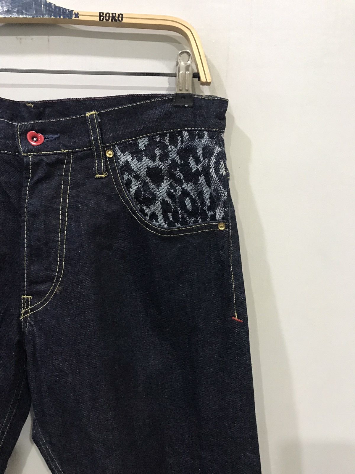 Designer × Japanese Brand × Seditionaries RNA Sweat Leopard Detailing Sick Dope Archival Soft Denim Size US 31 - 2 Thumbnail