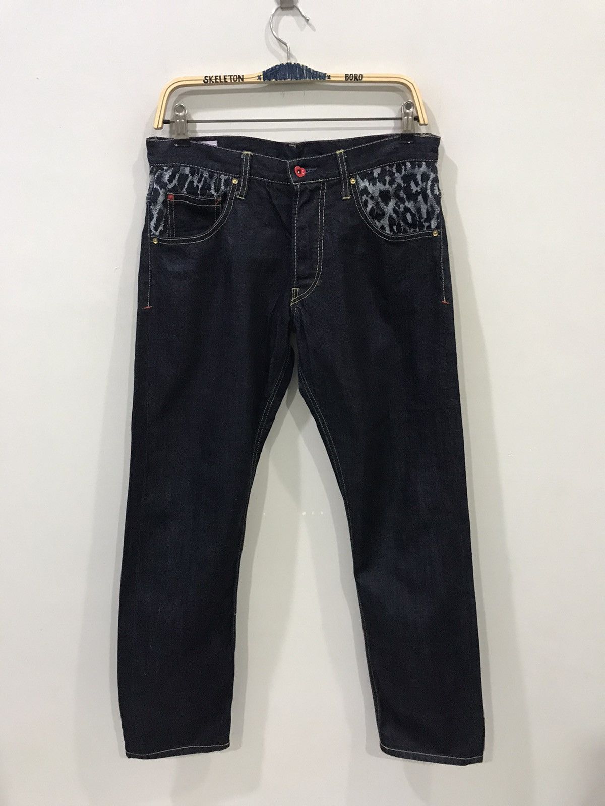 Designer × Japanese Brand × Seditionaries RNA Sweat Leopard Detailing Sick Dope Archival Soft Denim Size US 31 - 1 Thumbnail