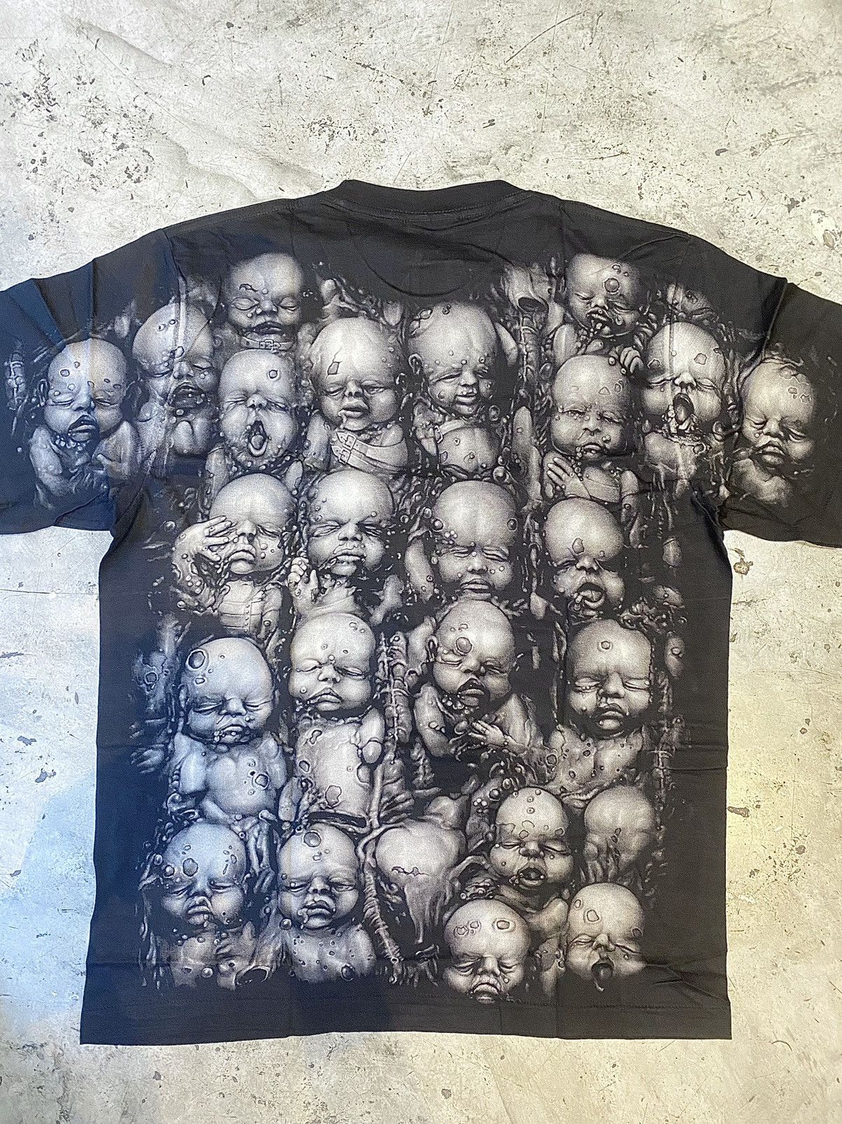 Vintage Vintage HR Giger Ovp tee Aline bio L supreme vtg streetwear Size US XL / EU 56 / 4 - 3 Thumbnail