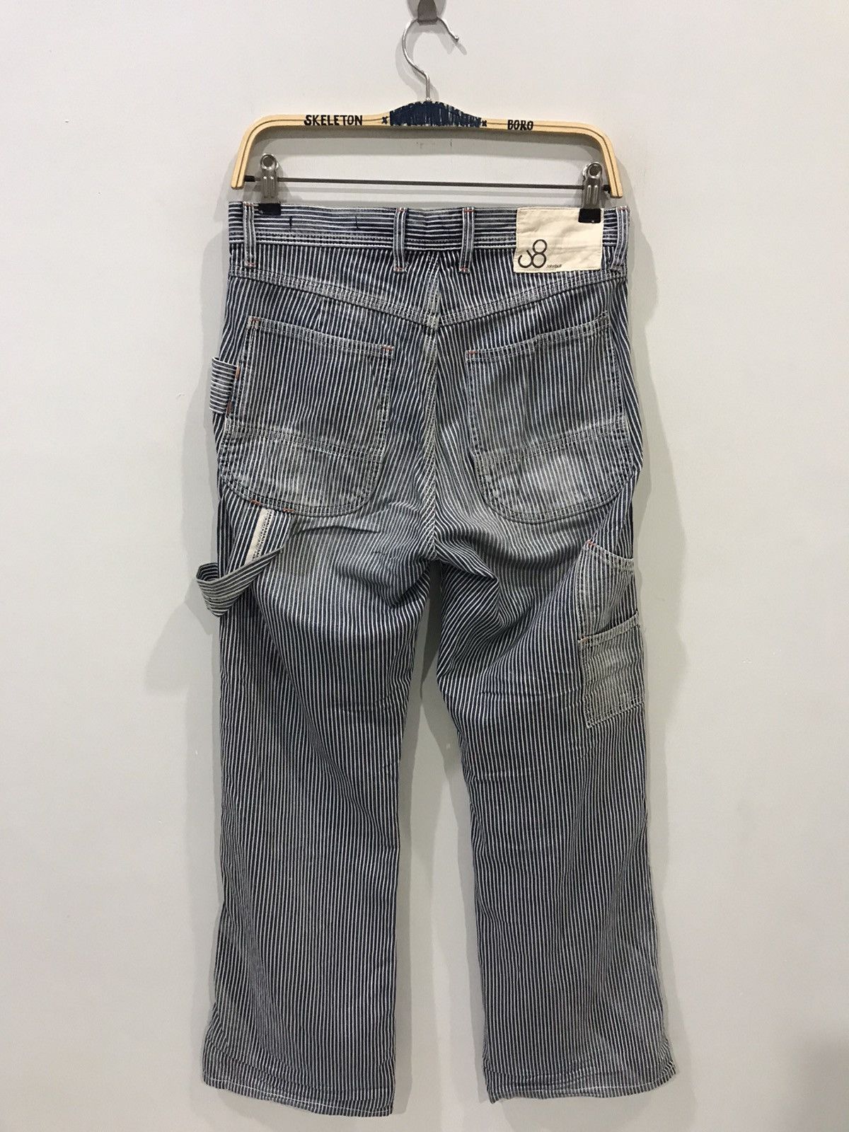 Japanese Brand × Johnbull Vintage Johnbull Hickory Workwear Carpenter Painter Pant Size US 30 / EU 46 - 10 Thumbnail